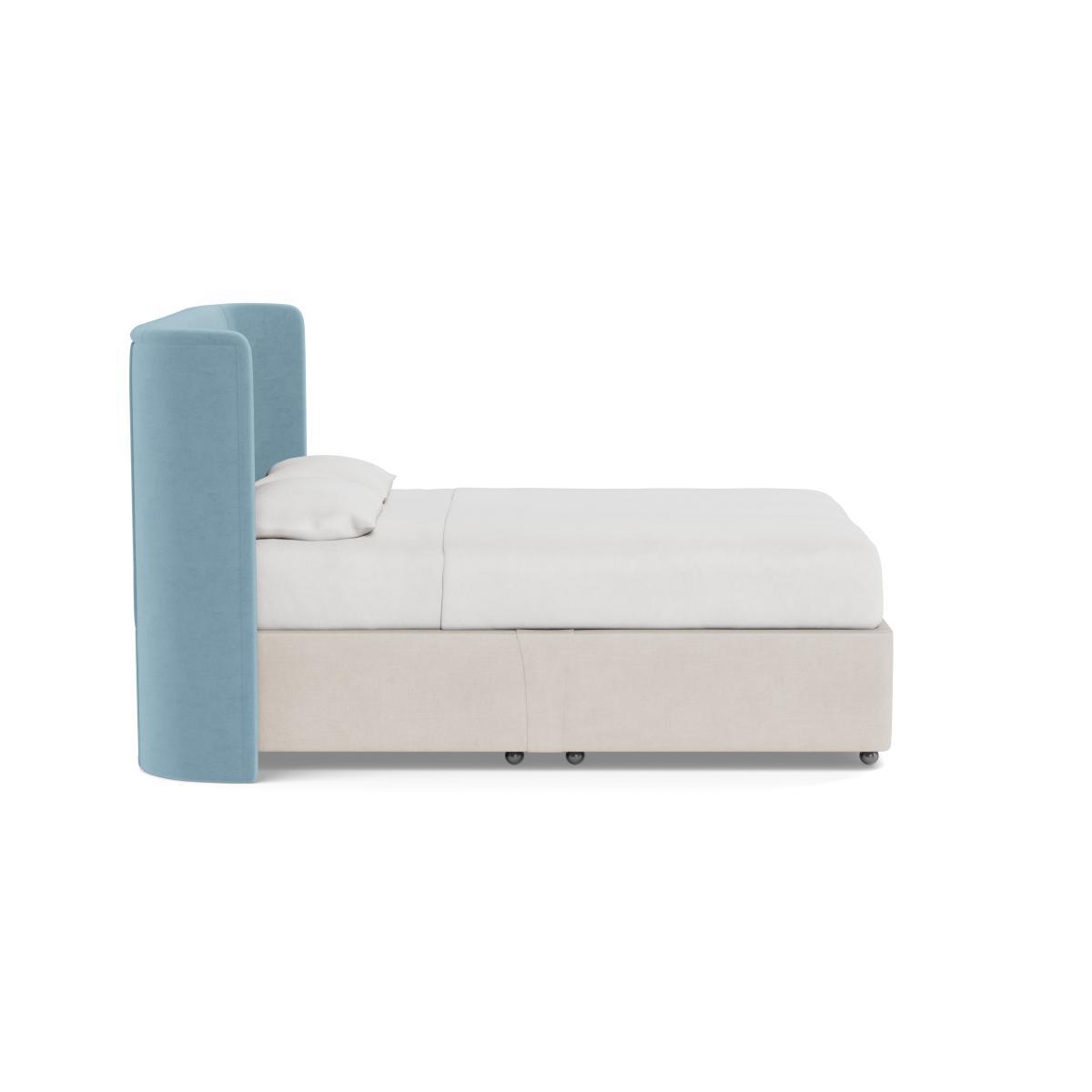 Heal's Monroe Headboard Double Varese Velvet Alchemilla - Heal's UK Furniture – image 3