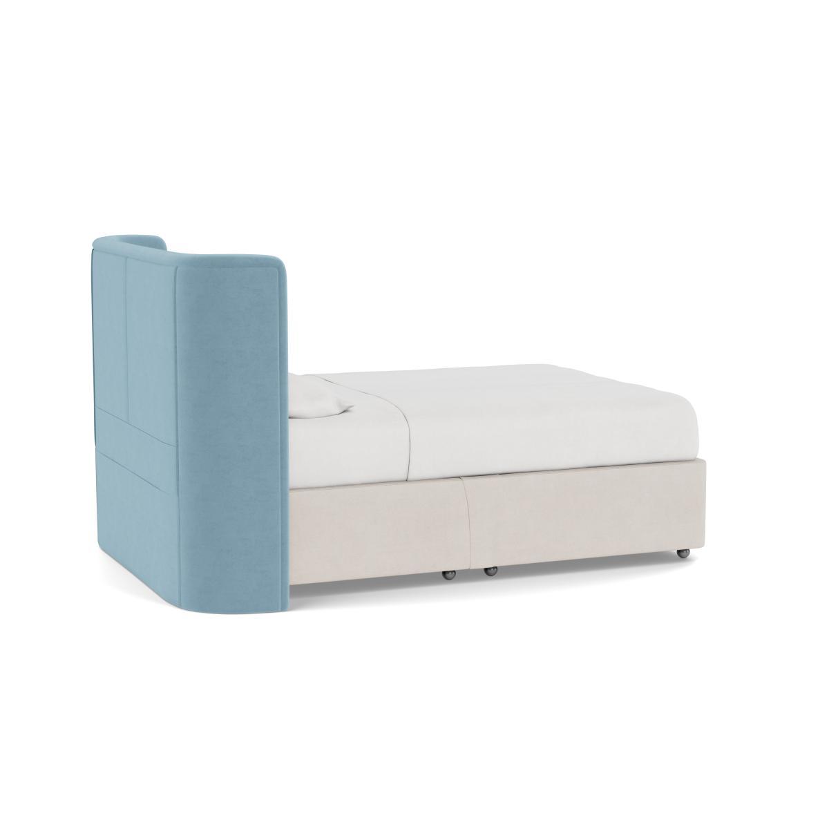 Heal's Monroe Headboard Double Varese Velvet Alchemilla - Heal's UK Furniture – image 4