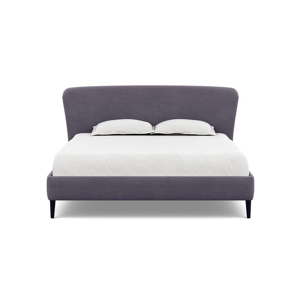 Heal's Darcey Bed Double Melton Wool Granite Tinted Ash Feet - Heal's UK Bedroom Furniture – image 101