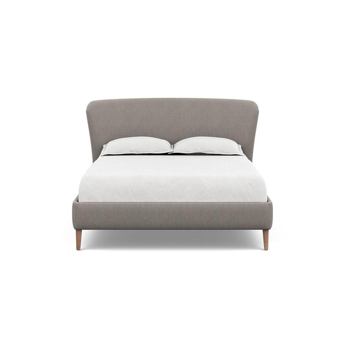 Heal's Darcey Bed Double Melton Wool Granite Tinted Ash Feet - Heal's UK Bedroom Furniture – image 102