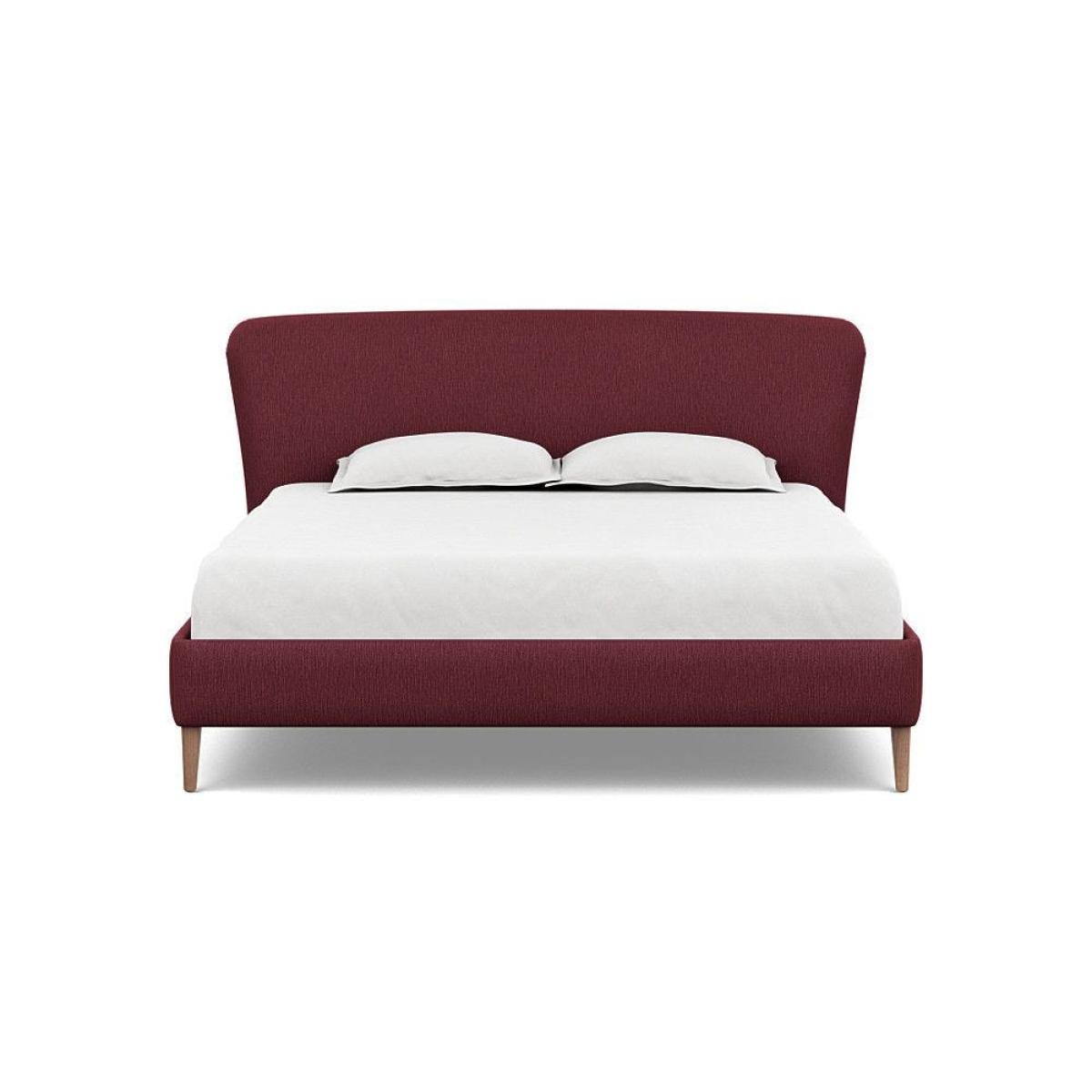 Heal's Darcey Bed Double Melton Wool Granite Tinted Ash Feet - Heal's UK Bedroom Furniture – image 103