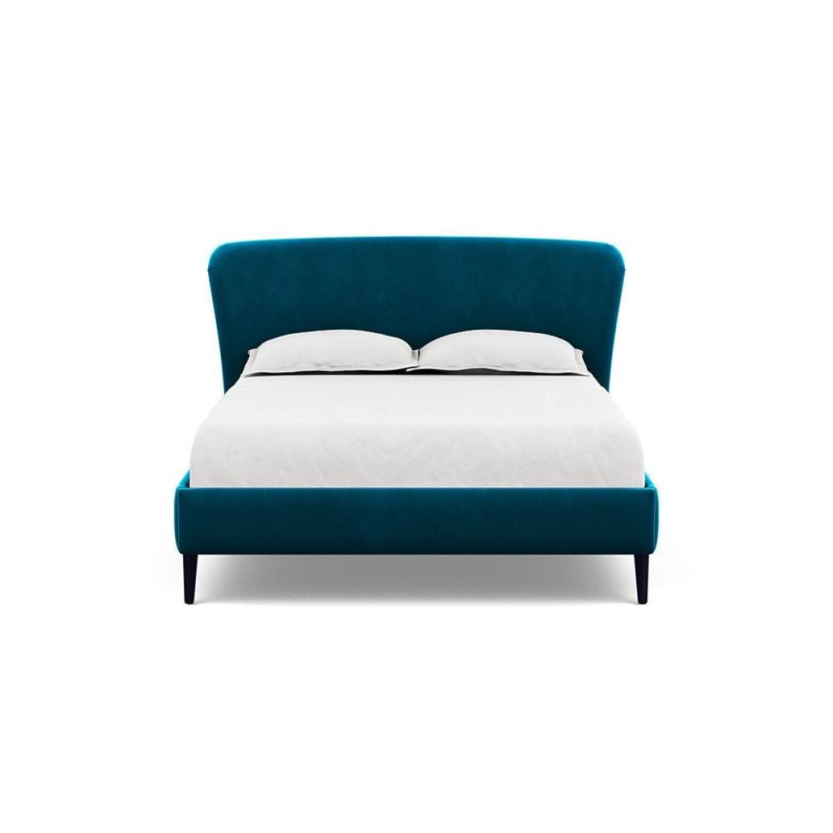 Heal's Darcey Bed Double Melton Wool Granite Tinted Ash Feet - Heal's UK Bedroom Furniture – image 104