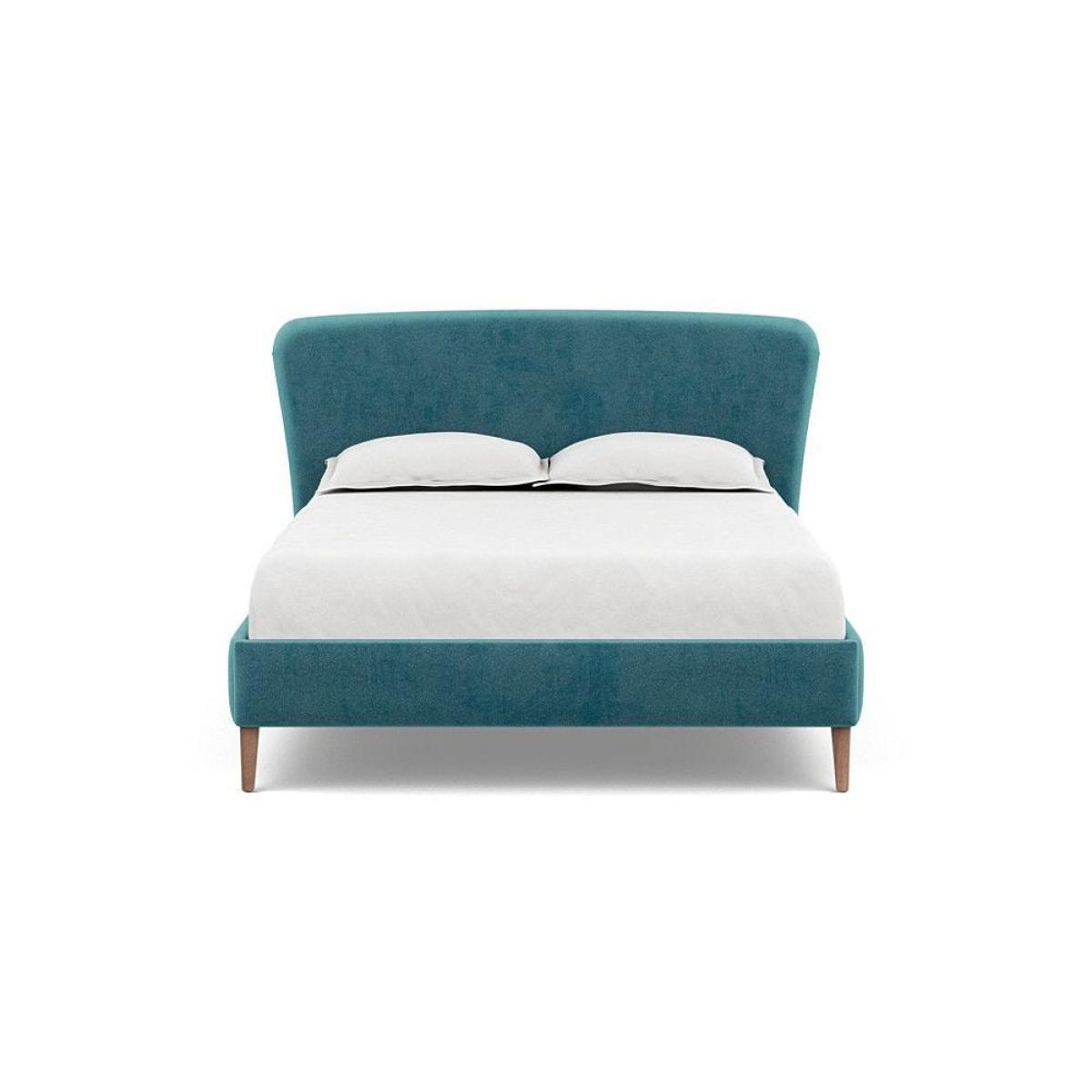 Heal's Darcey Bed Double Melton Wool Granite Tinted Ash Feet - Heal's UK Bedroom Furniture – image 105