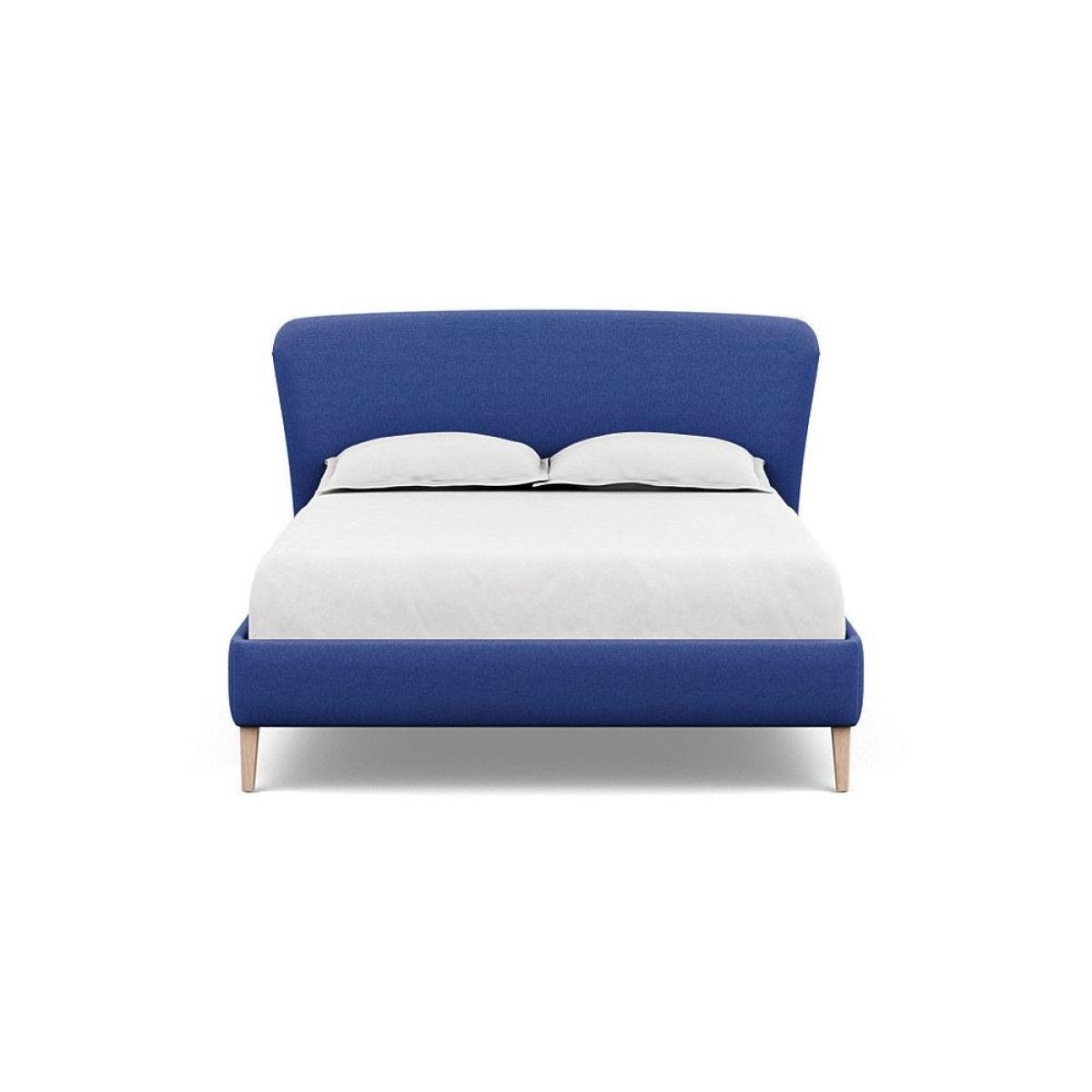 Heal's Darcey Bed Double Melton Wool Granite Tinted Ash Feet - Heal's UK Bedroom Furniture – image 106