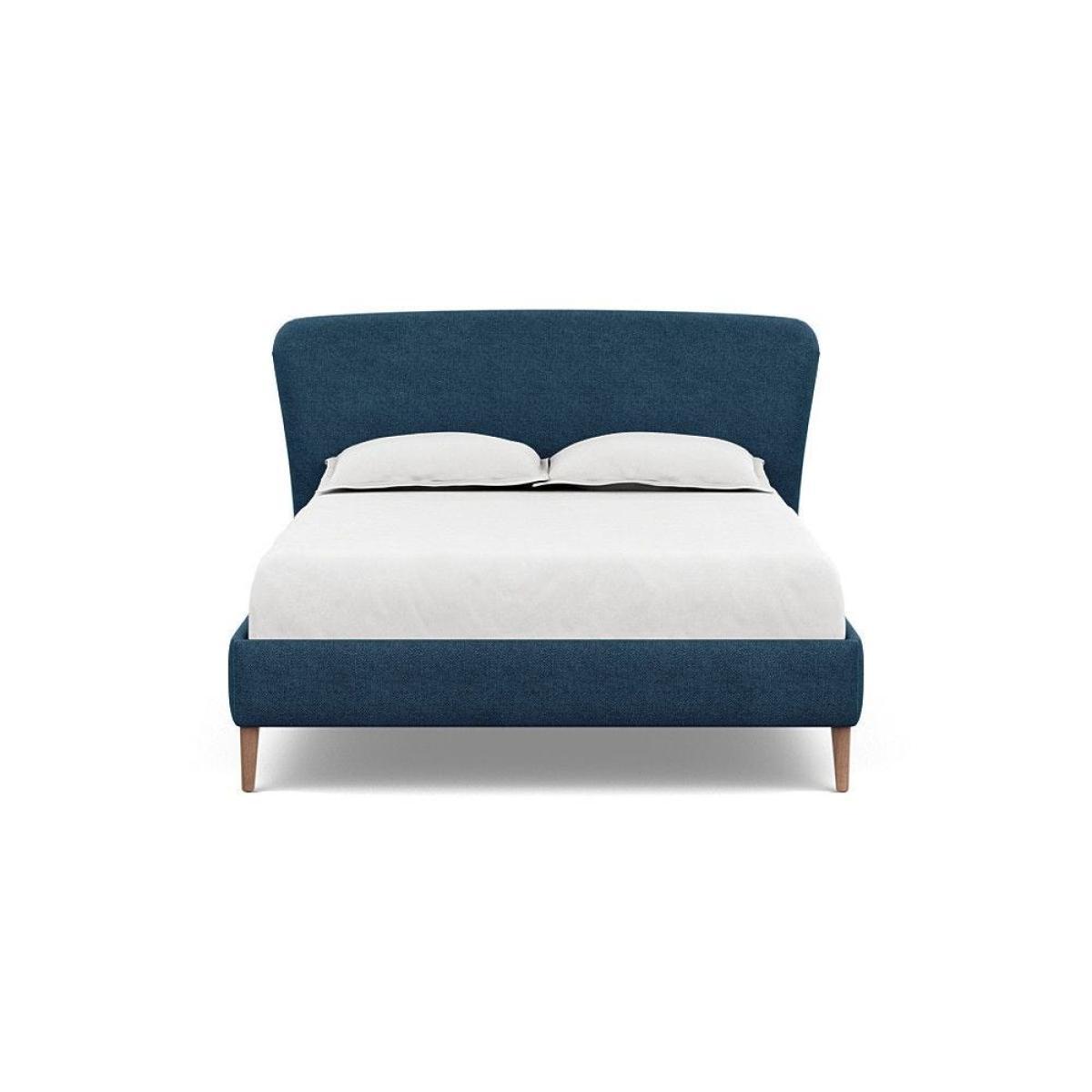Heal's Darcey Bed Double Melton Wool Granite Tinted Ash Feet - Heal's UK Bedroom Furniture – image 107