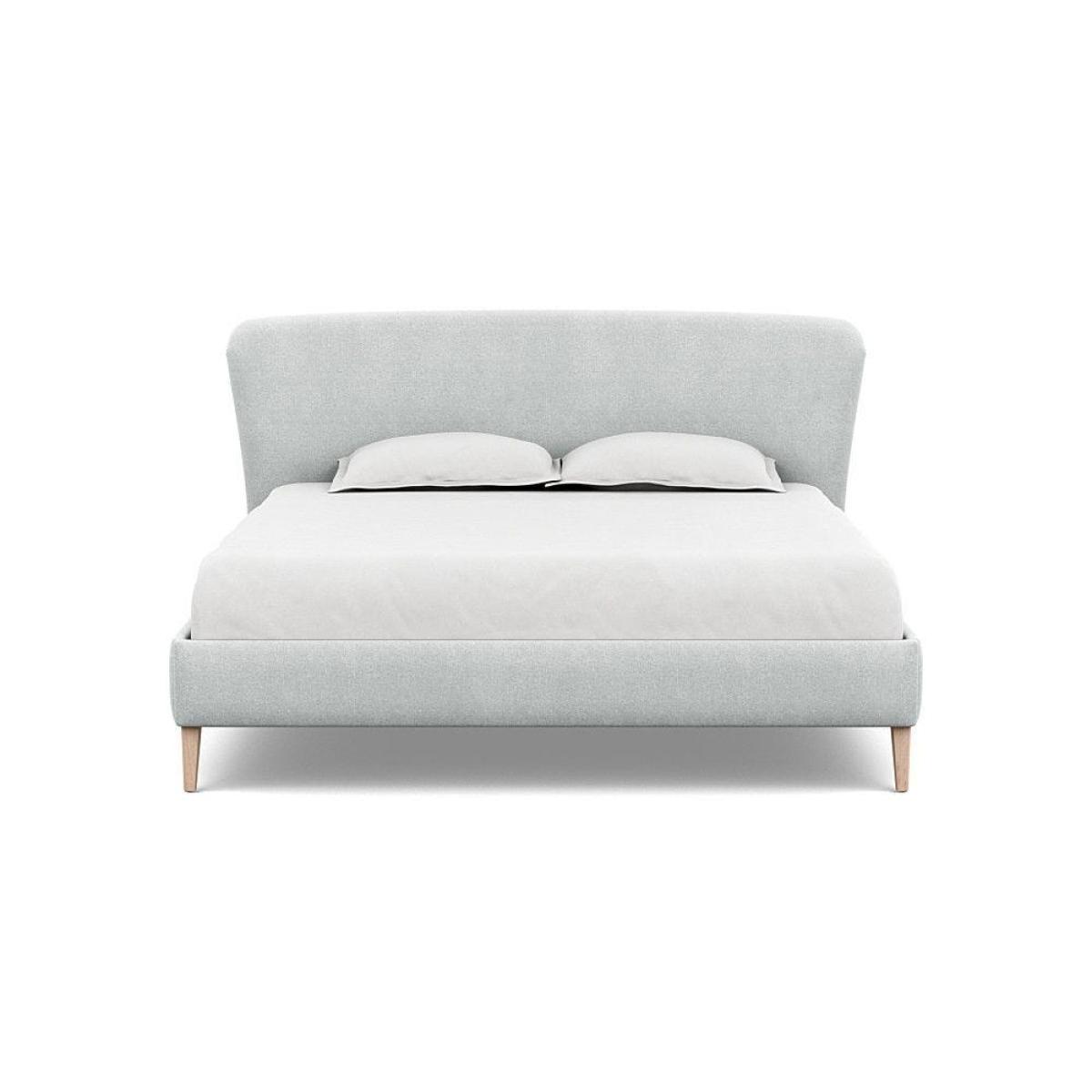 Heal's Darcey Bed Double Melton Wool Granite Tinted Ash Feet - Heal's UK Bedroom Furniture – image 108
