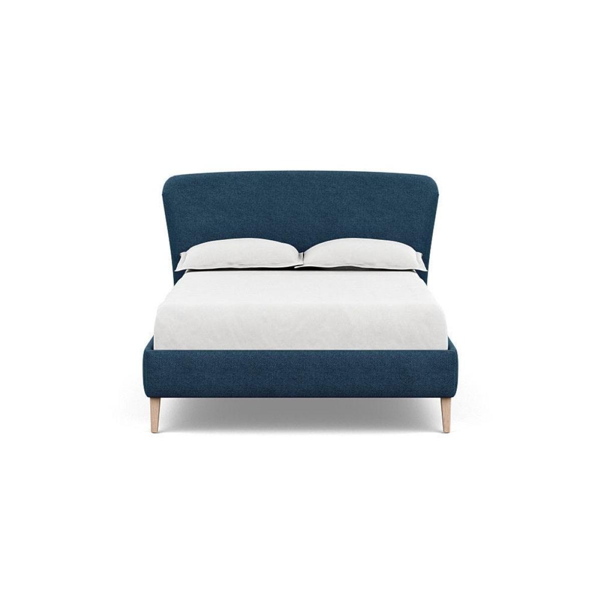 Heal's Darcey Bed Double Melton Wool Granite Tinted Ash Feet - Heal's UK Bedroom Furniture – image 110