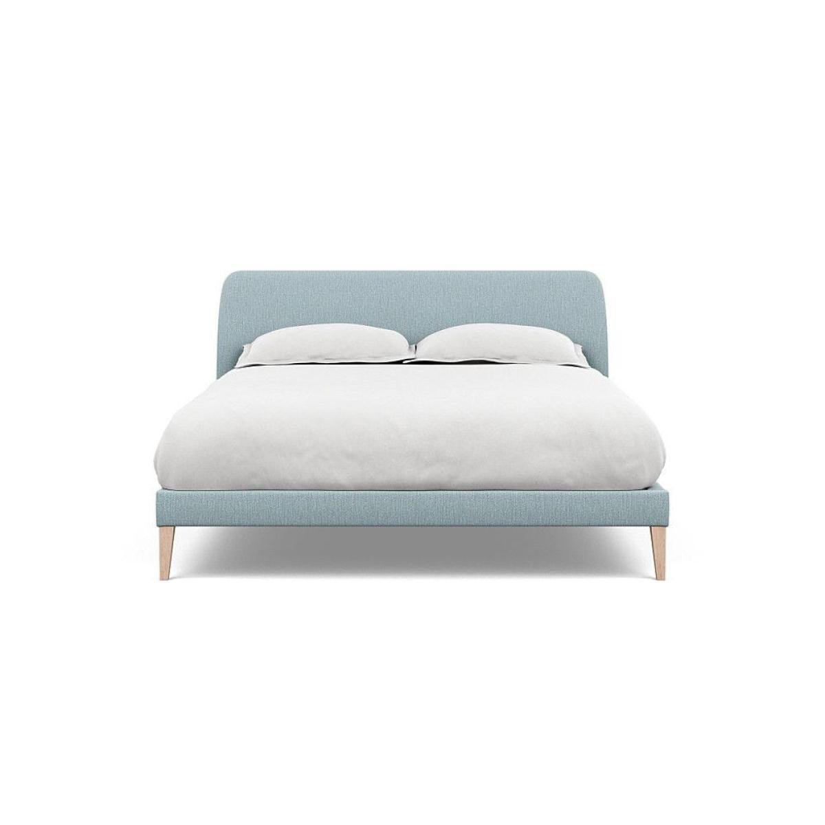 Heal's Darcey Bed Double Melton Wool Granite Tinted Ash Feet - Heal's UK Bedroom Furniture – image 12