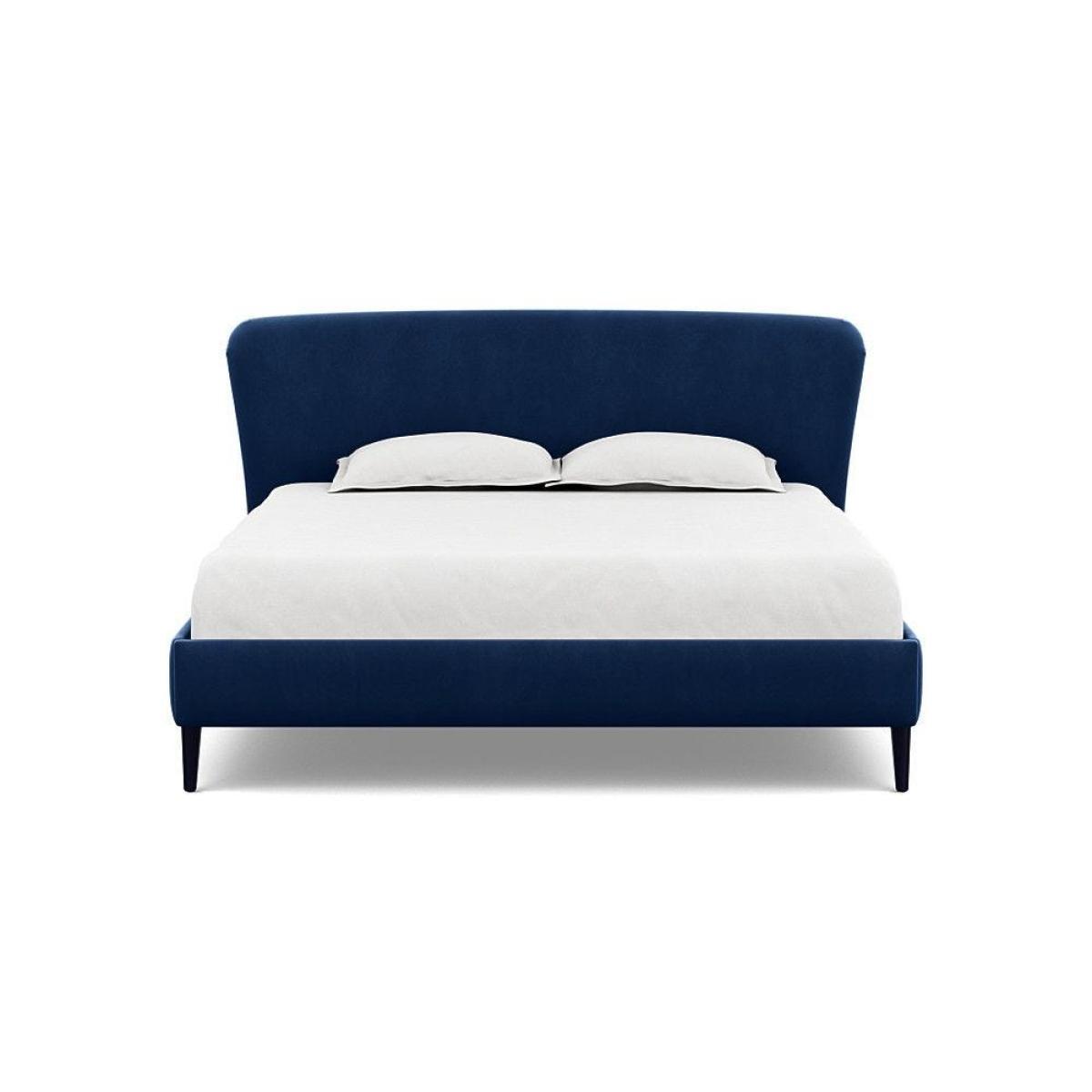 Heal's Darcey Bed Double Melton Wool Granite Tinted Ash Feet - Heal's UK Bedroom Furniture – image 114