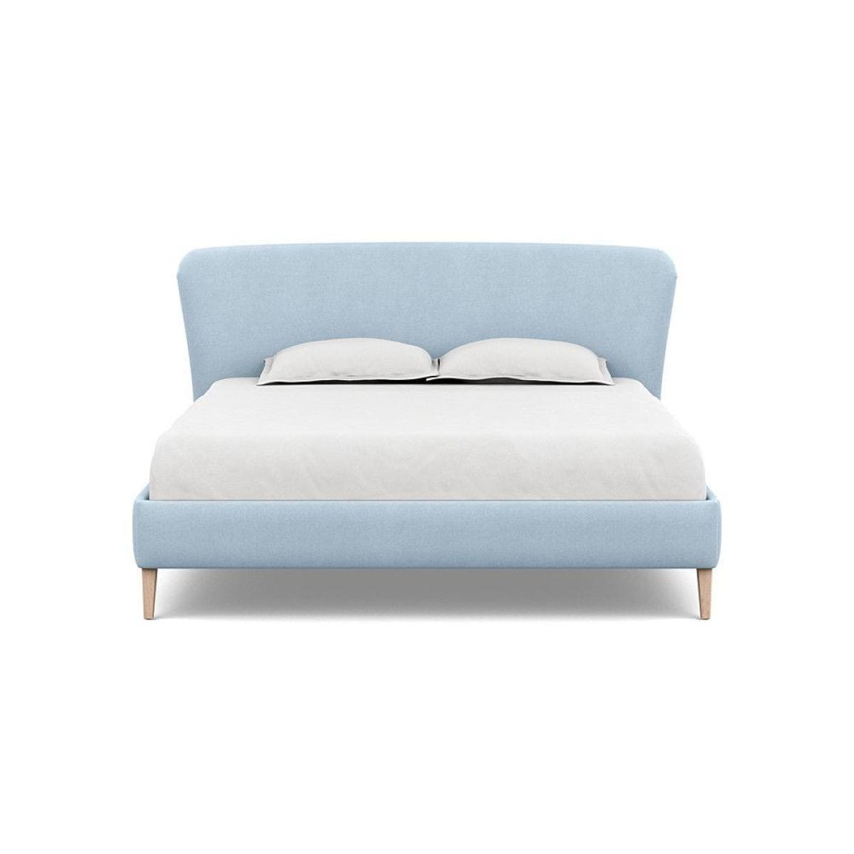 Heal's Darcey Bed Double Melton Wool Granite Tinted Ash Feet - Heal's UK Bedroom Furniture – image 116