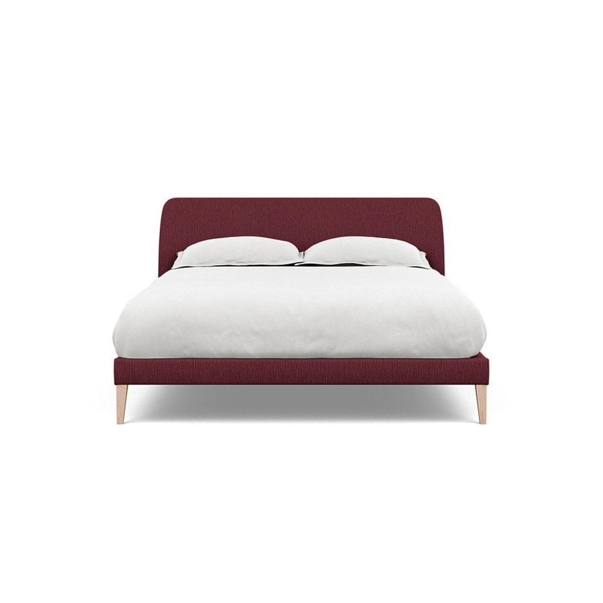 Heal's Darcey Bed Double Melton Wool Granite Tinted Ash Feet - Heal's UK Bedroom Furniture – image 119