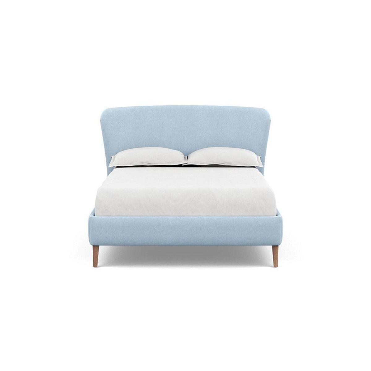 Heal's Darcey Bed Double Melton Wool Granite Tinted Ash Feet - Heal's UK Bedroom Furniture – image 120