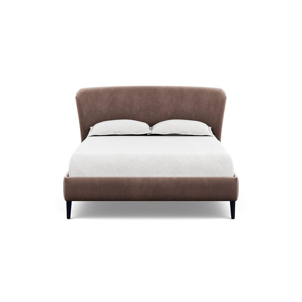 Heal's Darcey Bed Double Melton Wool Granite Tinted Ash Feet - Heal's UK Bedroom Furniture – image 122