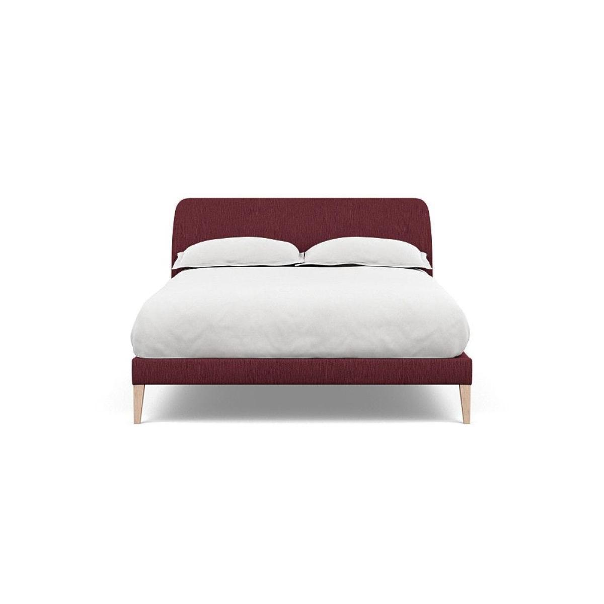 Heal's Darcey Bed Double Melton Wool Granite Tinted Ash Feet - Heal's UK Bedroom Furniture – image 123