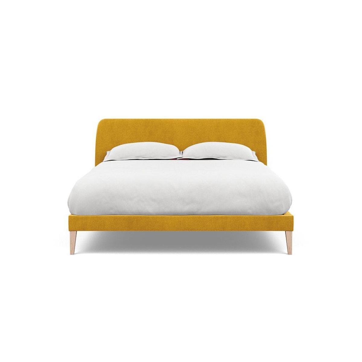 Heal's Darcey Bed Double Melton Wool Granite Tinted Ash Feet - Heal's UK Bedroom Furniture – image 128