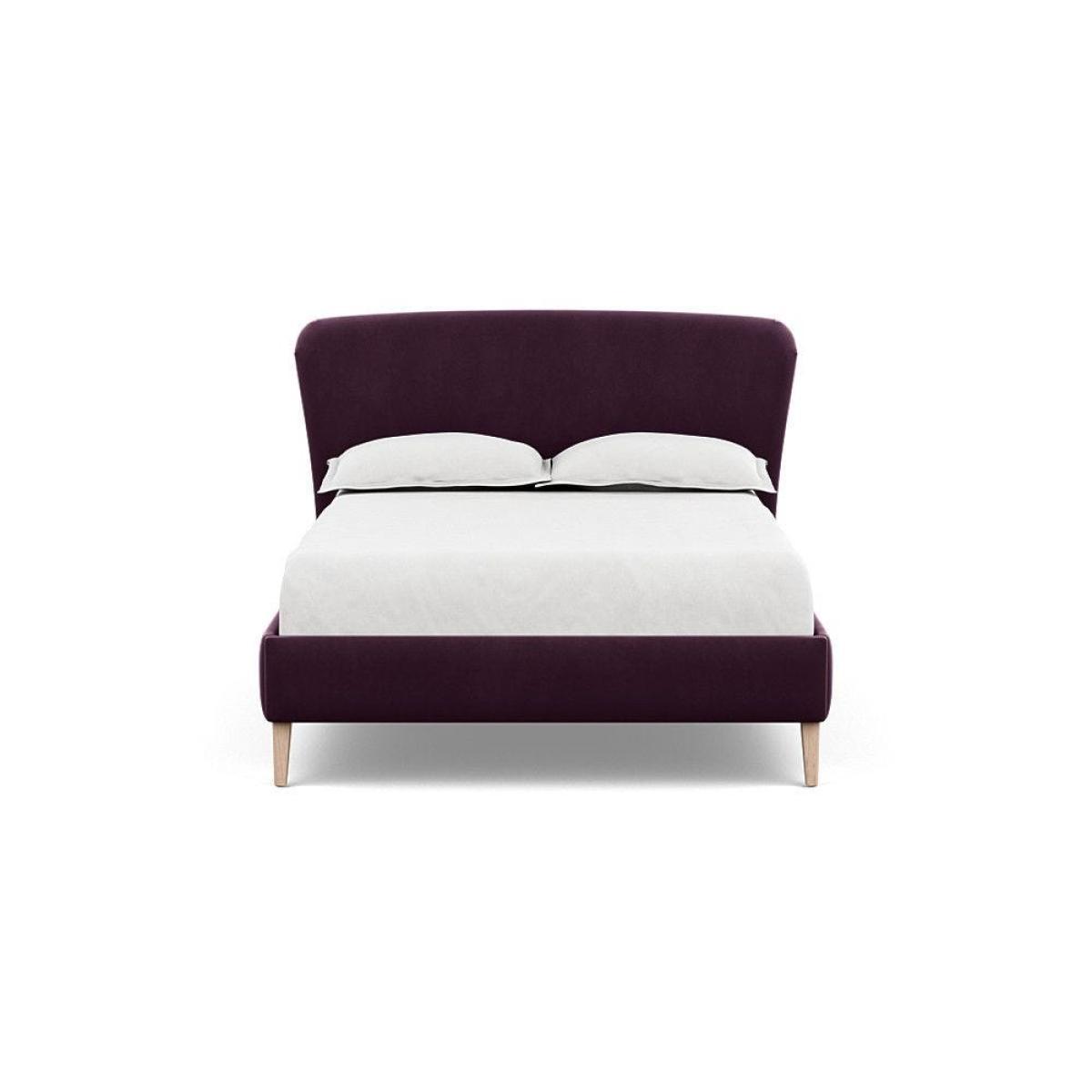 Heal's Darcey Bed Double Melton Wool Granite Tinted Ash Feet - Heal's UK Bedroom Furniture – image 130