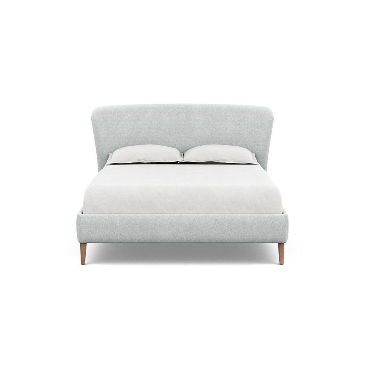 Heal's Darcey Bed Double Melton Wool Granite Tinted Ash Feet - Heal's UK Bedroom Furniture – image 14