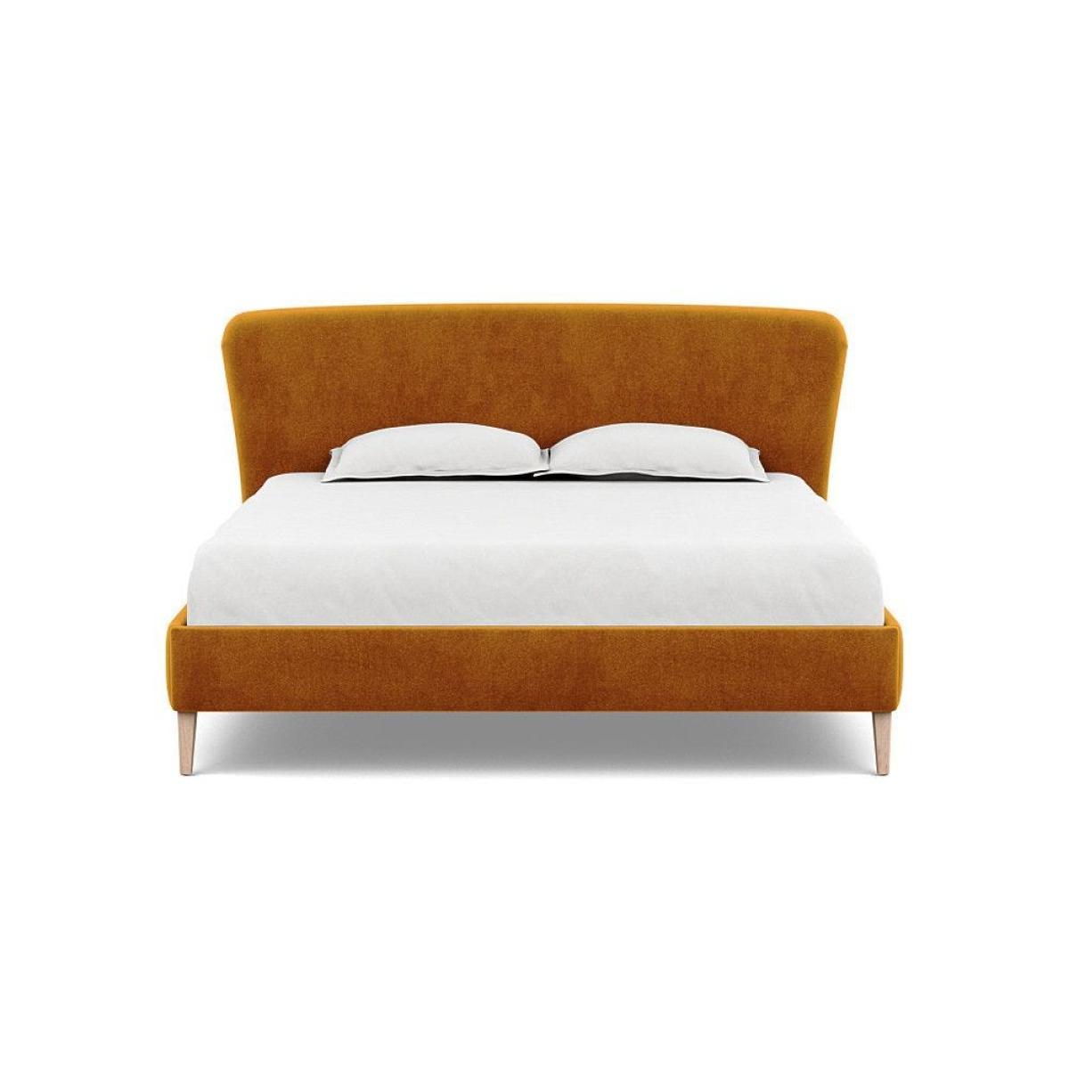 Heal's Darcey Bed Double Melton Wool Granite Tinted Ash Feet - Heal's UK Bedroom Furniture – image 131