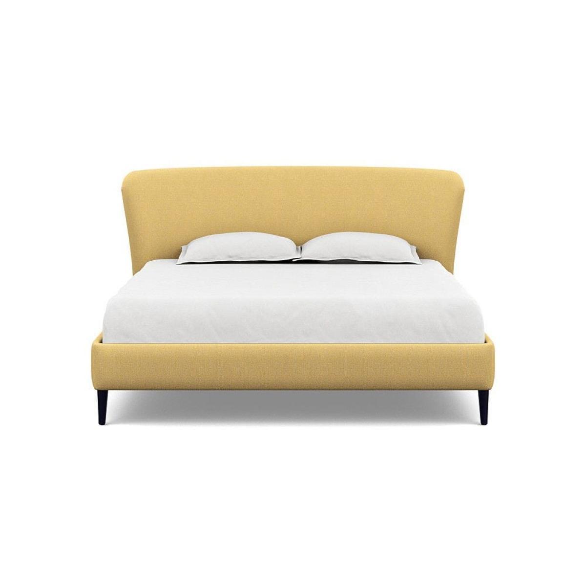 Heal's Darcey Bed Double Melton Wool Granite Tinted Ash Feet - Heal's UK Bedroom Furniture – image 132