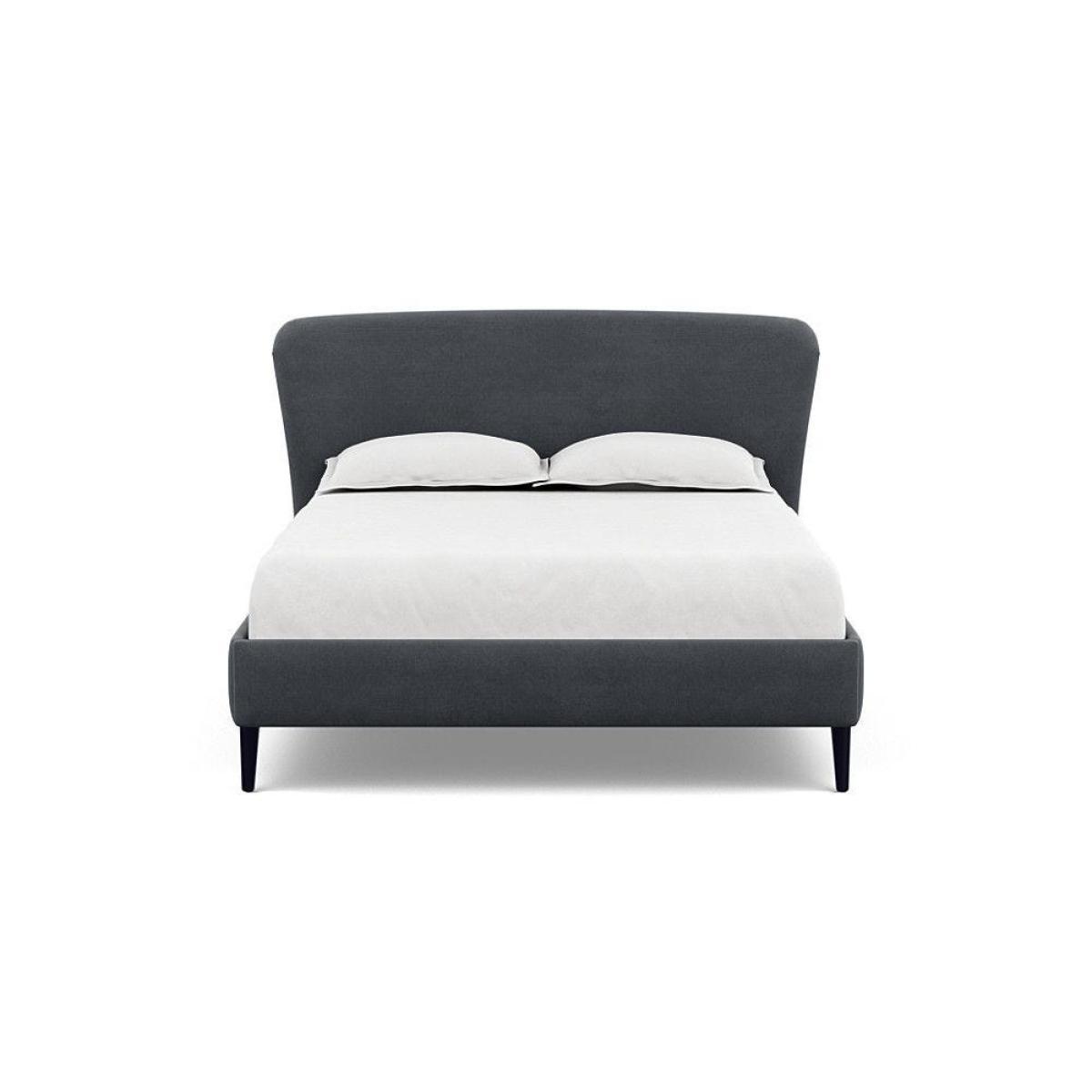 Heal's Darcey Bed Double Melton Wool Granite Tinted Ash Feet - Heal's UK Bedroom Furniture – image 133