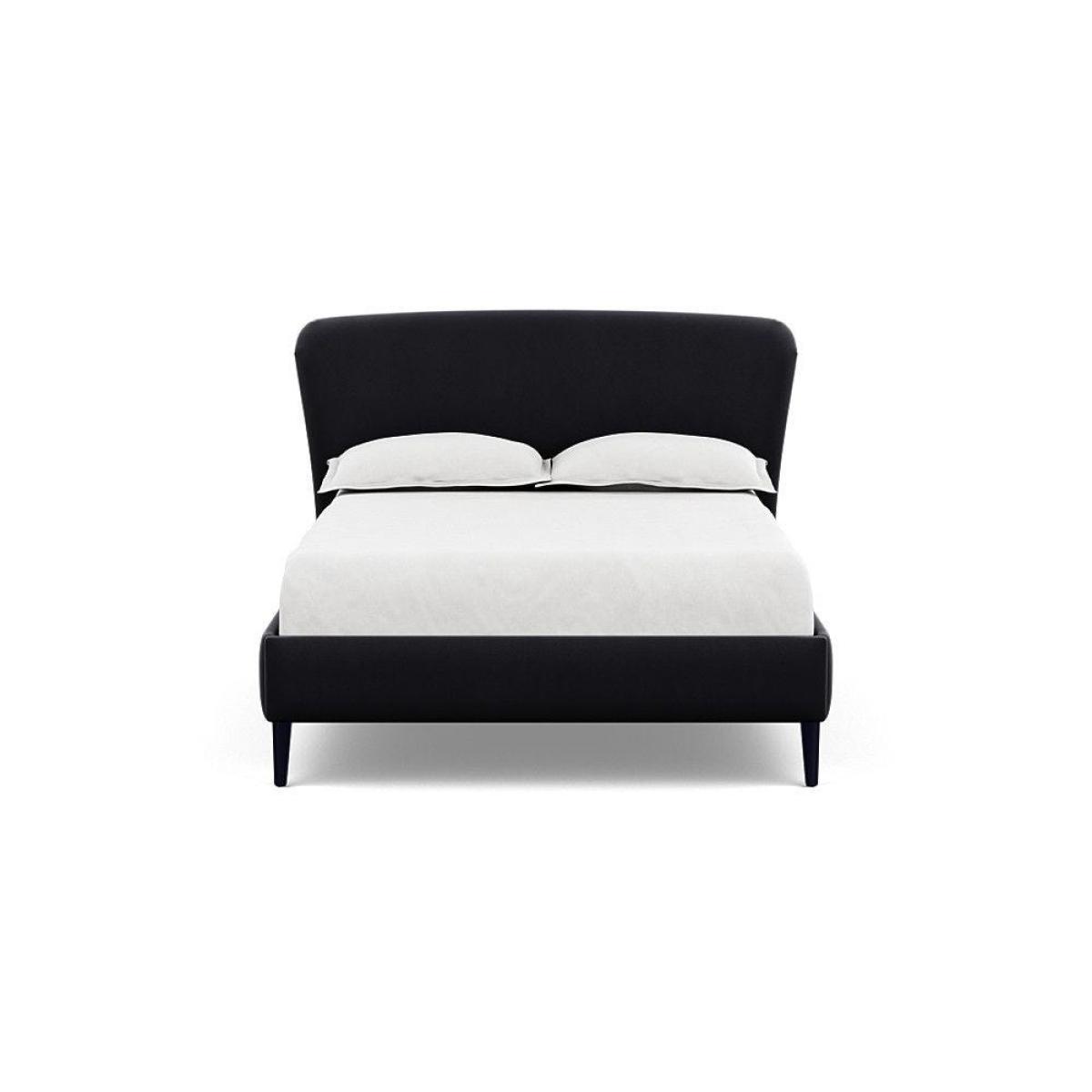 Heal's Darcey Bed Double Melton Wool Granite Tinted Ash Feet - Heal's UK Bedroom Furniture – image 134