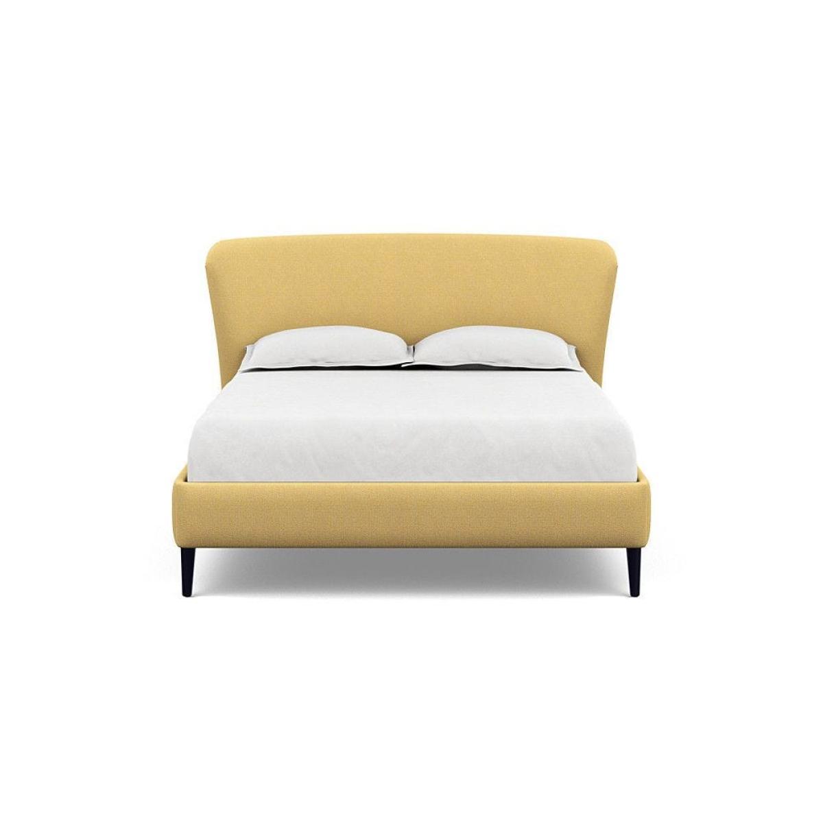 Heal's Darcey Bed Double Melton Wool Granite Tinted Ash Feet - Heal's UK Bedroom Furniture – image 136