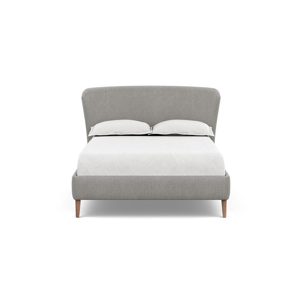 Heal's Darcey Bed Double Melton Wool Granite Tinted Ash Feet - Heal's UK Bedroom Furniture – image 140