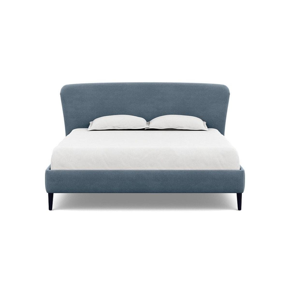 Heal's Darcey Bed Double Melton Wool Granite Tinted Ash Feet - Heal's UK Bedroom Furniture – image 141