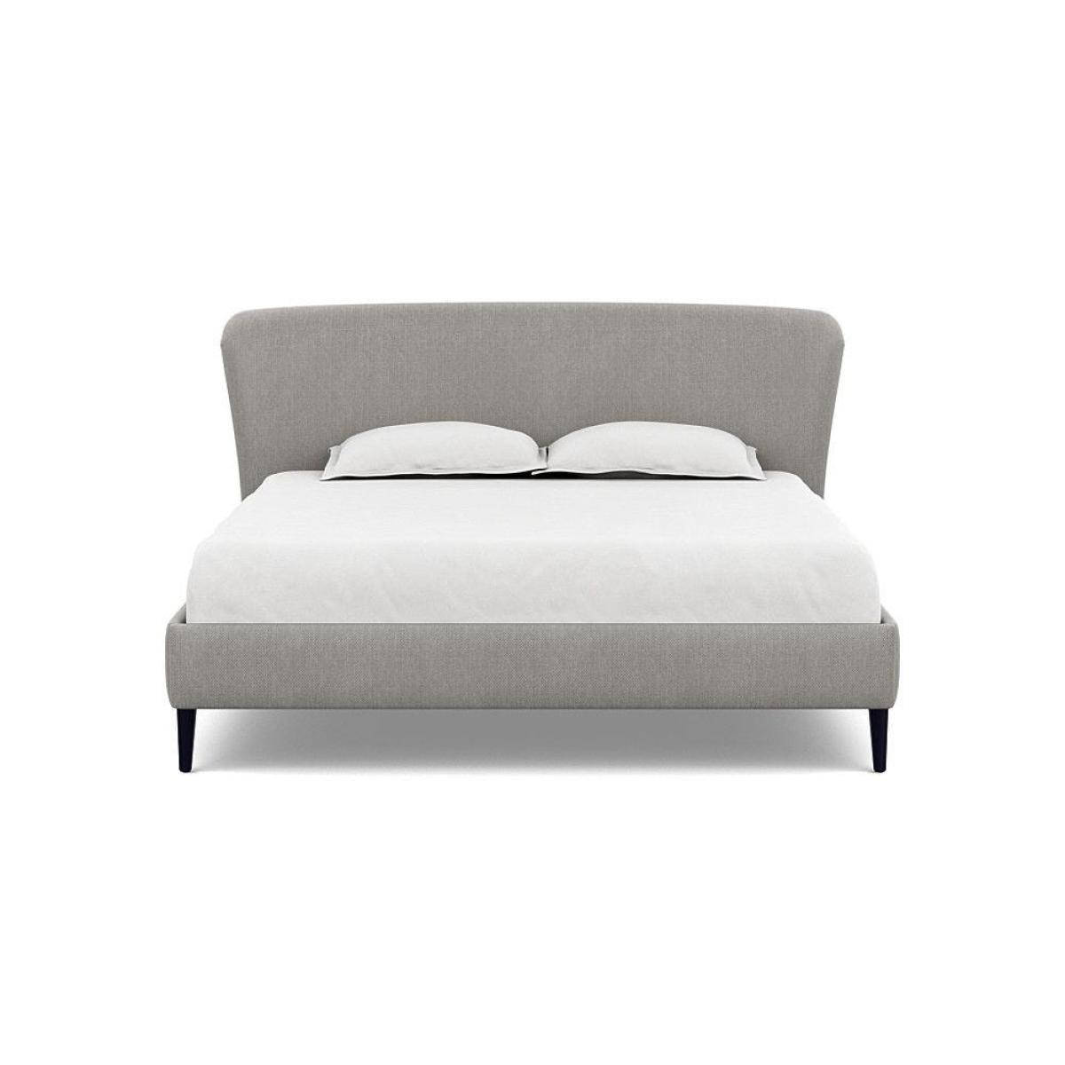 Heal's Darcey Bed Double Melton Wool Granite Tinted Ash Feet - Heal's UK Bedroom Furniture – image 144