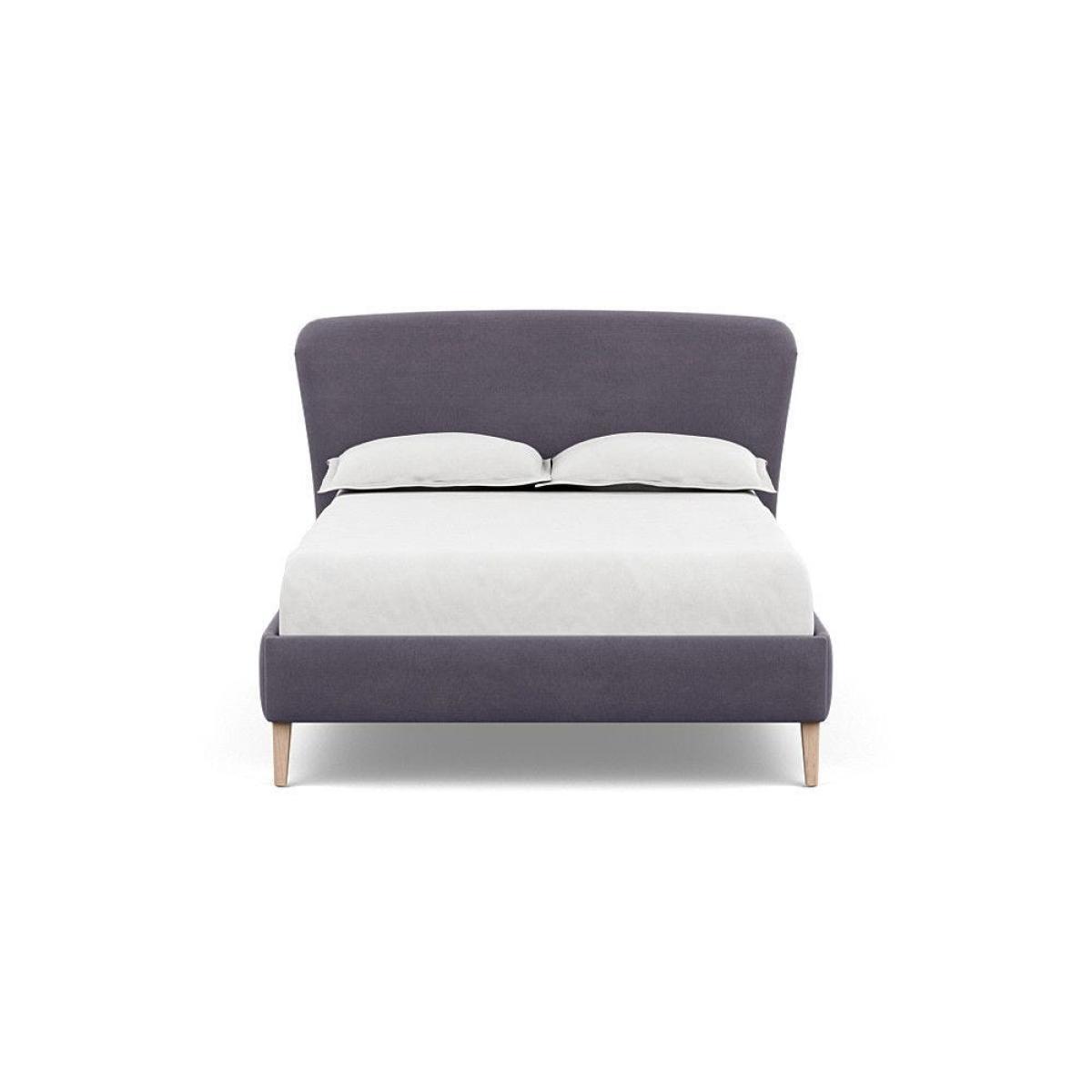 Heal's Darcey Bed Double Melton Wool Granite Tinted Ash Feet - Heal's UK Bedroom Furniture – image 145
