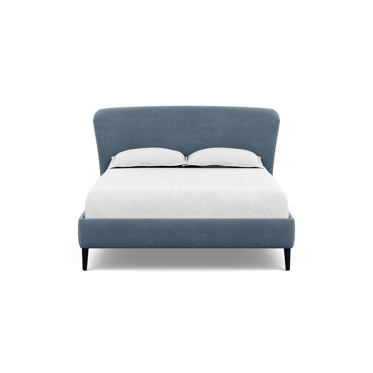 Heal's Darcey Bed Double Melton Wool Granite Tinted Ash Feet - Heal's UK Bedroom Furniture – image 148
