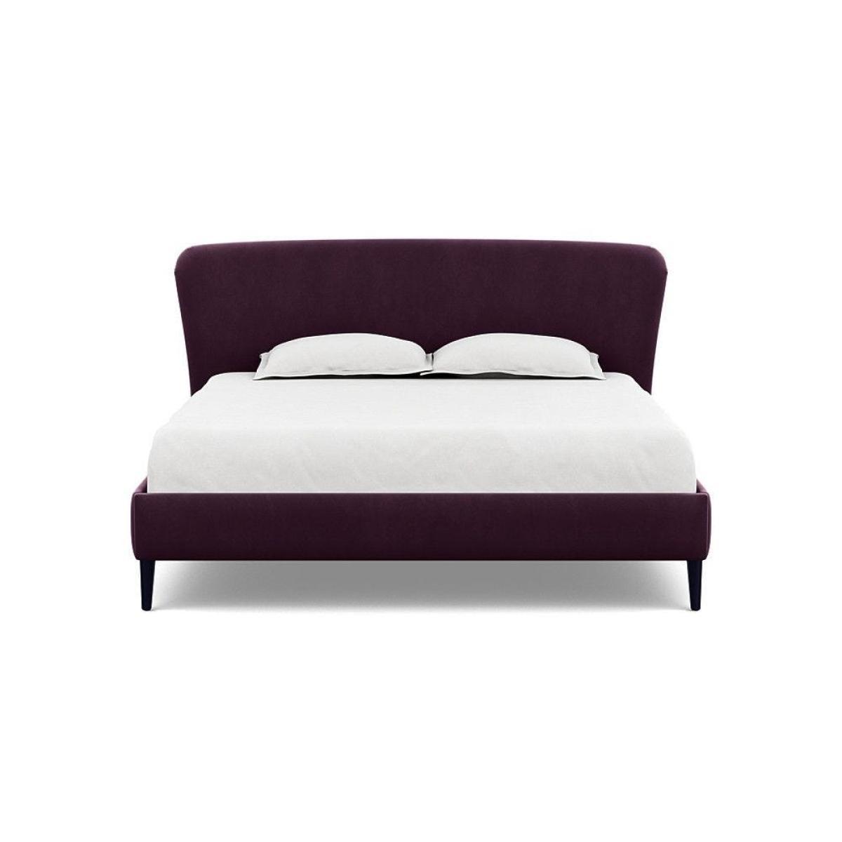 Heal's Darcey Bed Double Melton Wool Granite Tinted Ash Feet - Heal's UK Bedroom Furniture – image 150