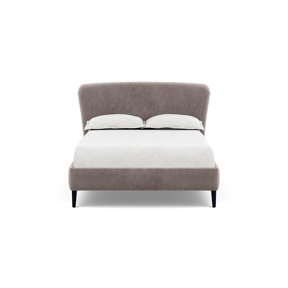 Heal's Darcey Bed Double Melton Wool Granite Tinted Ash Feet - Heal's UK Bedroom Furniture – image 16