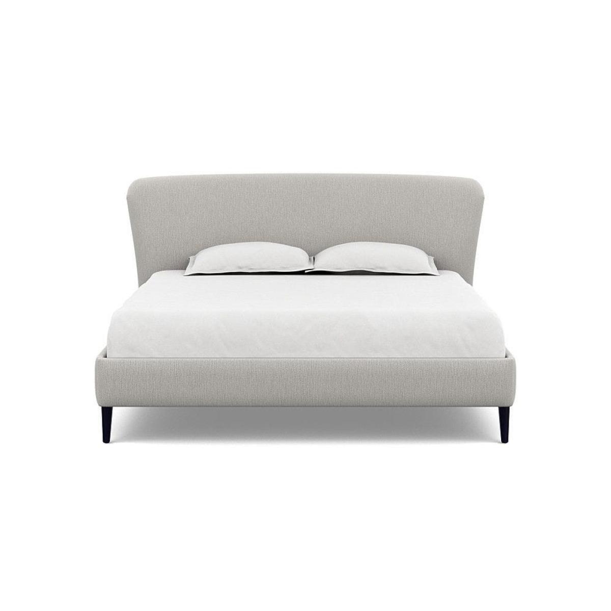 Heal's Darcey Bed Double Melton Wool Granite Tinted Ash Feet - Heal's UK Bedroom Furniture – image 152