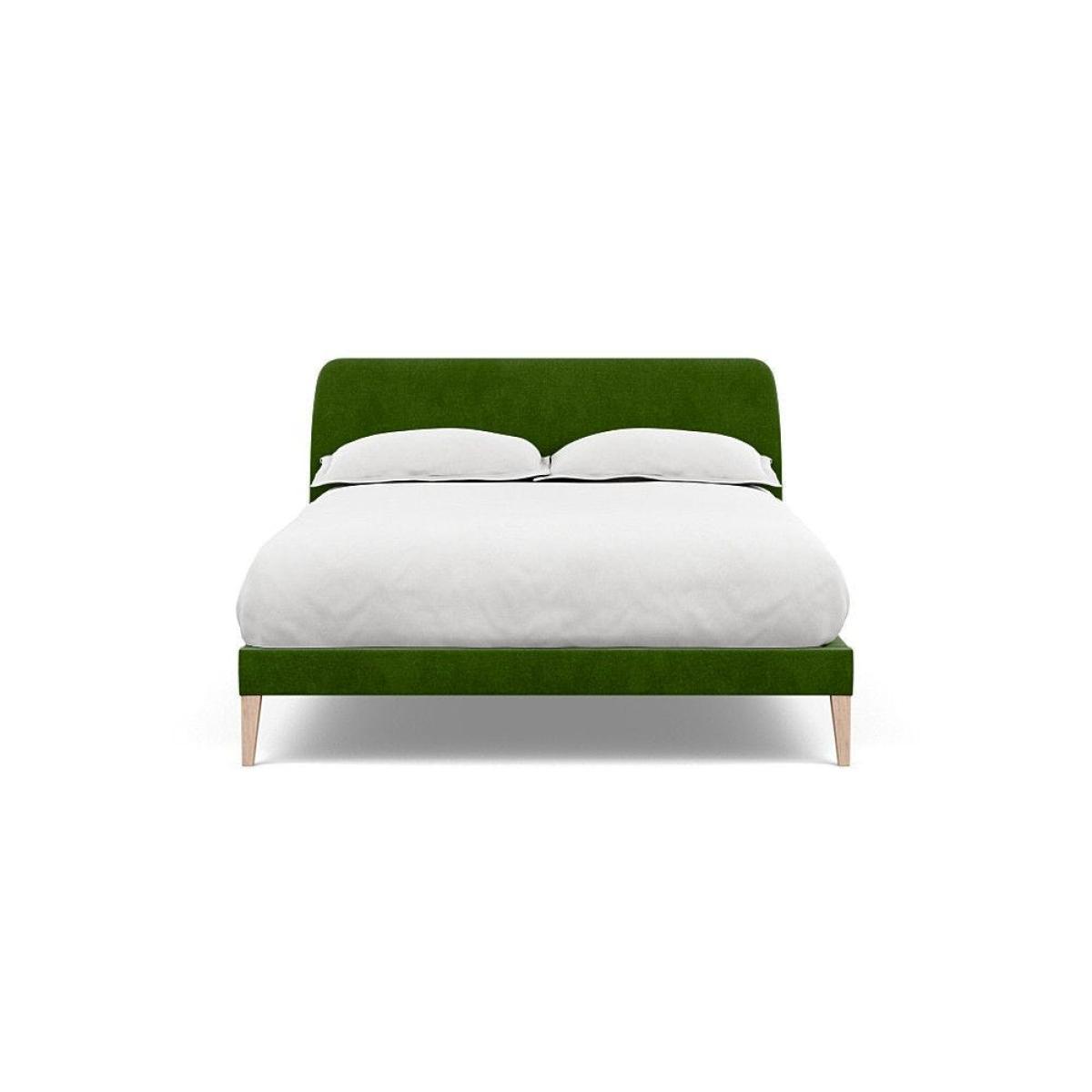 Heal's Darcey Bed Double Melton Wool Granite Tinted Ash Feet - Heal's UK Bedroom Furniture – image 154