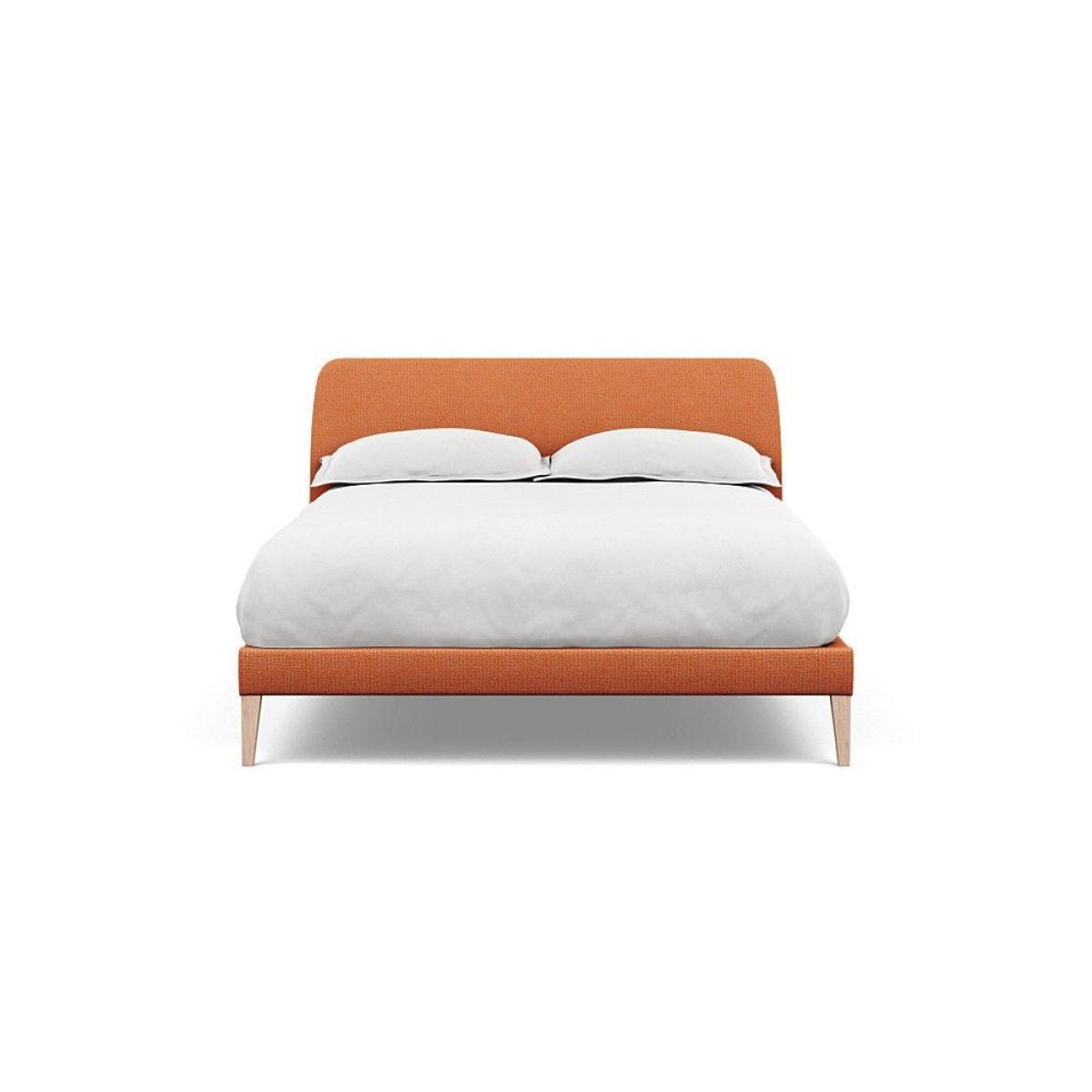 Heal's Darcey Bed Double Melton Wool Granite Tinted Ash Feet - Heal's UK Bedroom Furniture – image 156