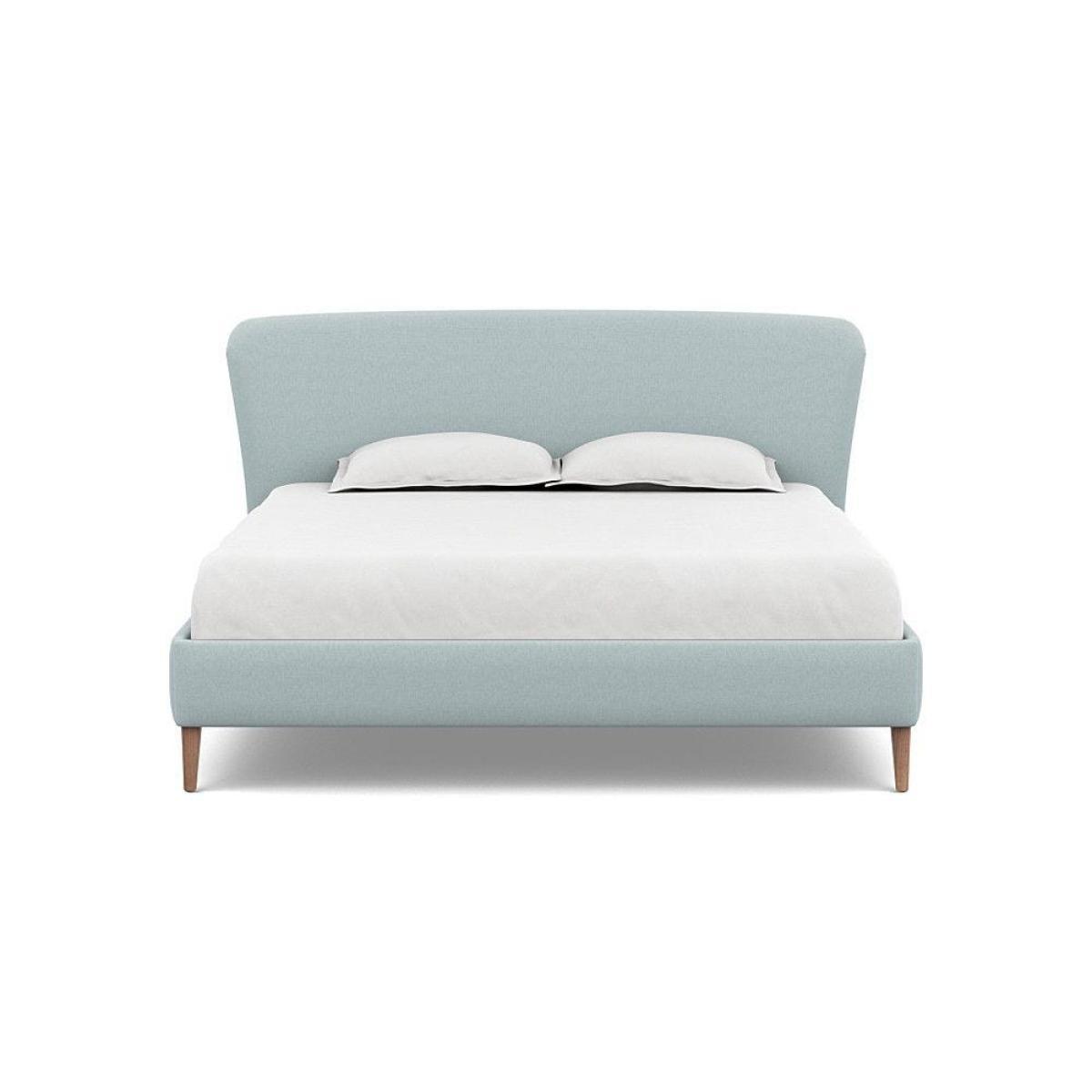 Heal's Darcey Bed Double Melton Wool Granite Tinted Ash Feet - Heal's UK Bedroom Furniture – image 158