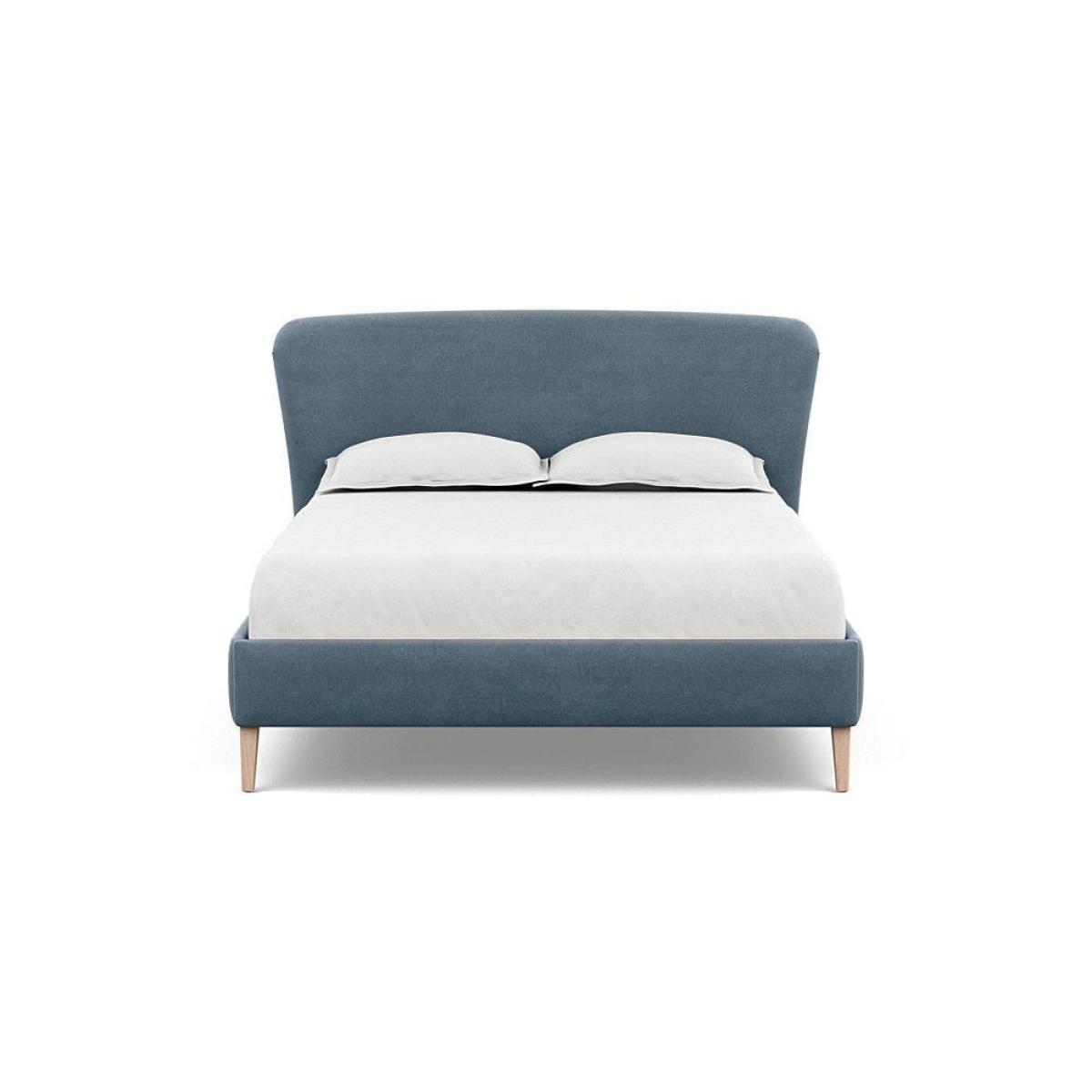 Heal's Darcey Bed Double Melton Wool Granite Tinted Ash Feet - Heal's UK Bedroom Furniture – image 159
