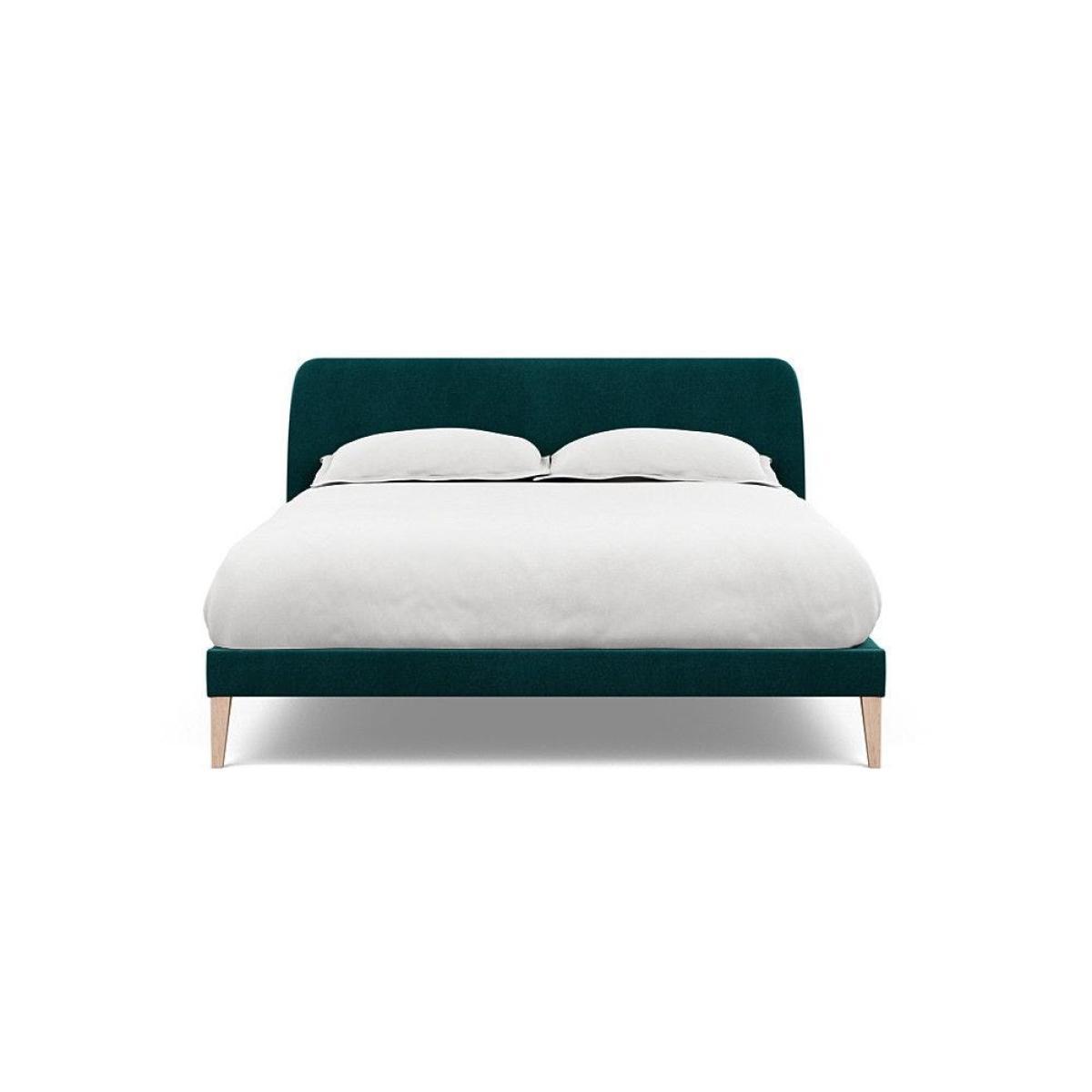 Heal's Darcey Bed Double Melton Wool Granite Tinted Ash Feet - Heal's UK Bedroom Furniture – image 162