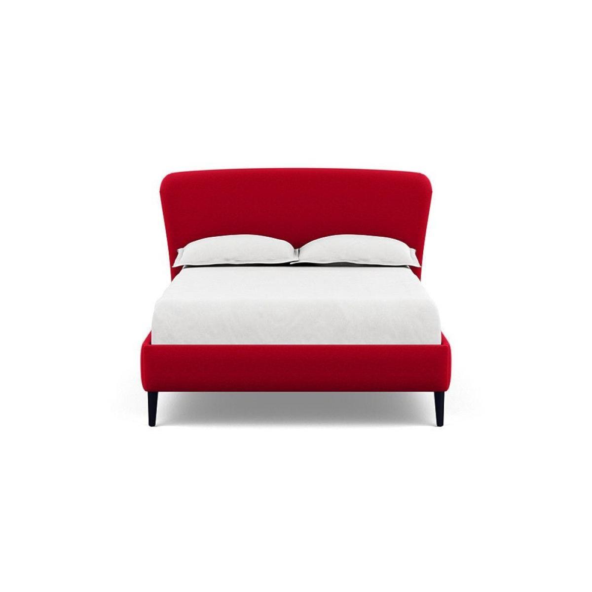 Heal's Darcey Bed Double Melton Wool Granite Tinted Ash Feet - Heal's UK Bedroom Furniture – image 163