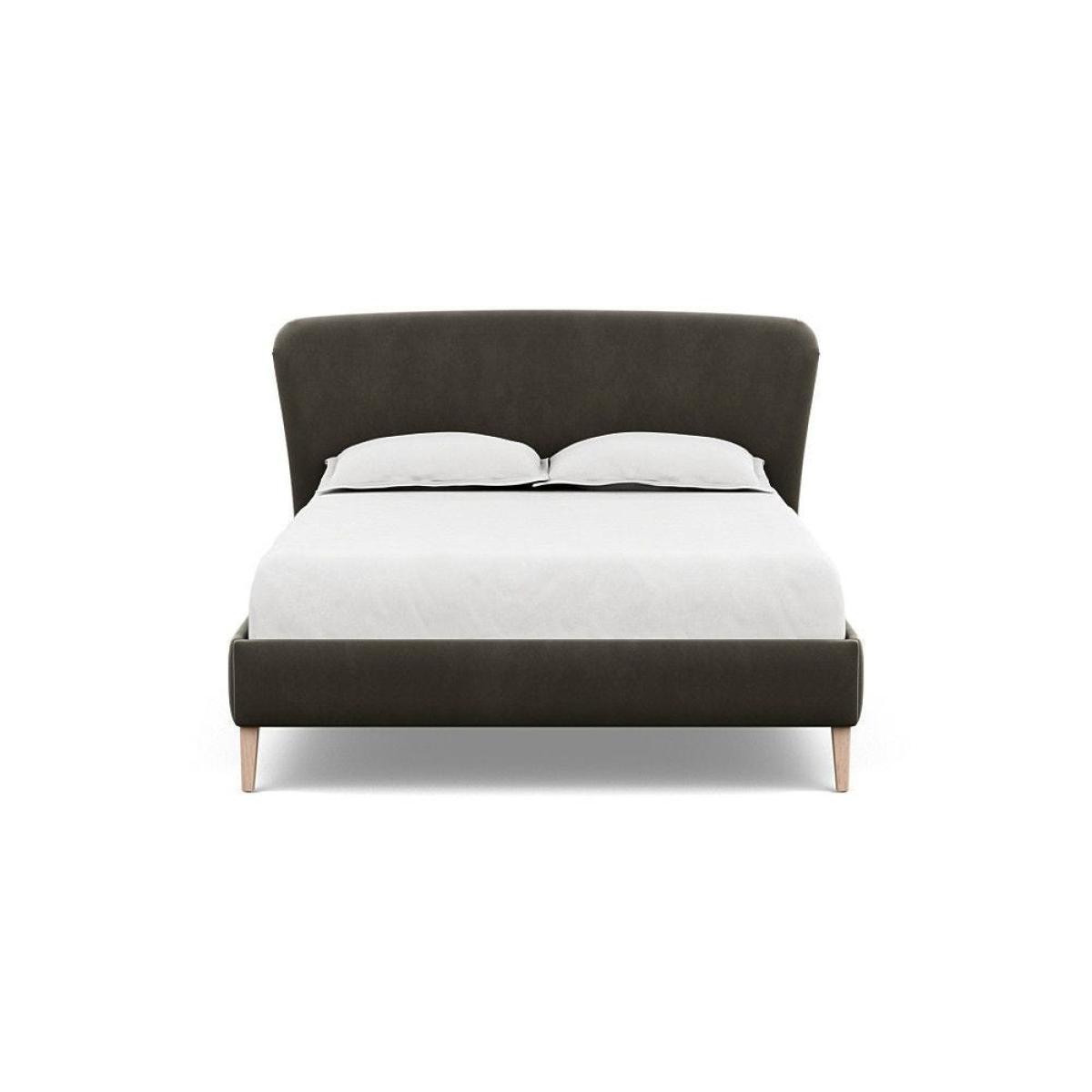Heal's Darcey Bed Double Melton Wool Granite Tinted Ash Feet - Heal's UK Bedroom Furniture – image 164