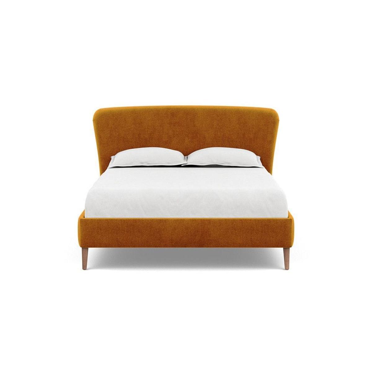 Heal's Darcey Bed Double Melton Wool Granite Tinted Ash Feet - Heal's UK Bedroom Furniture – image 165