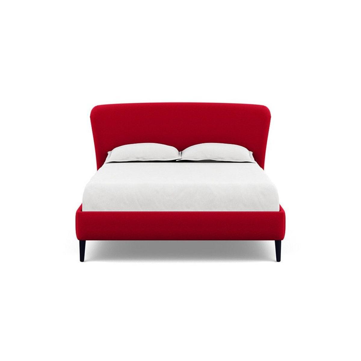 Heal's Darcey Bed Double Melton Wool Granite Tinted Ash Feet - Heal's UK Bedroom Furniture – image 166
