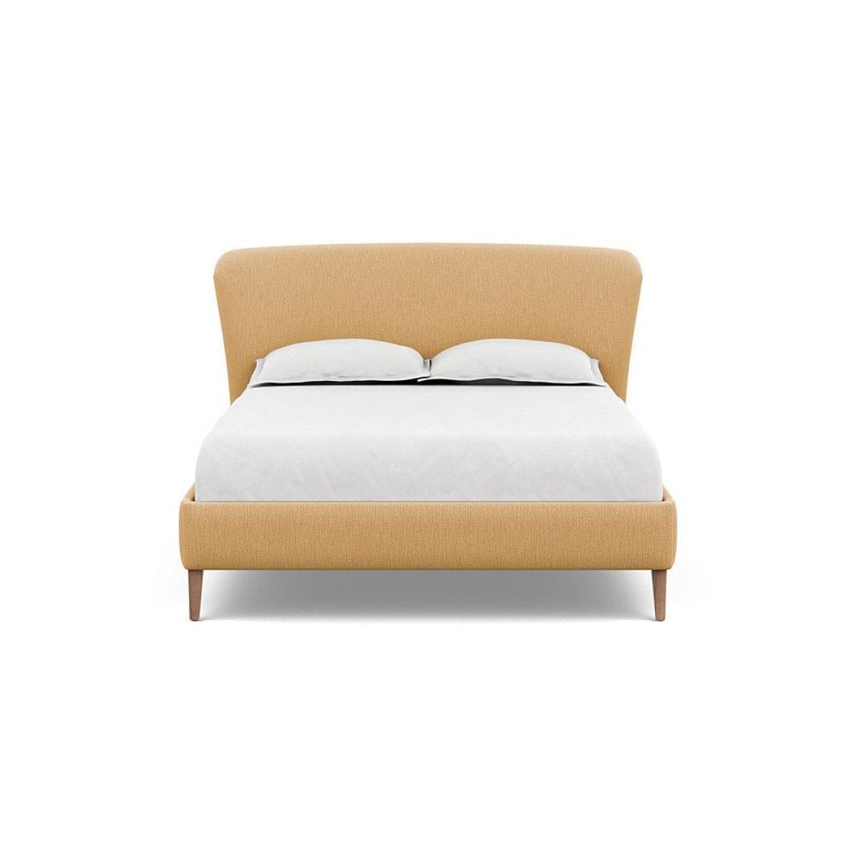 Heal's Darcey Bed Double Melton Wool Granite Tinted Ash Feet - Heal's UK Bedroom Furniture – image 167