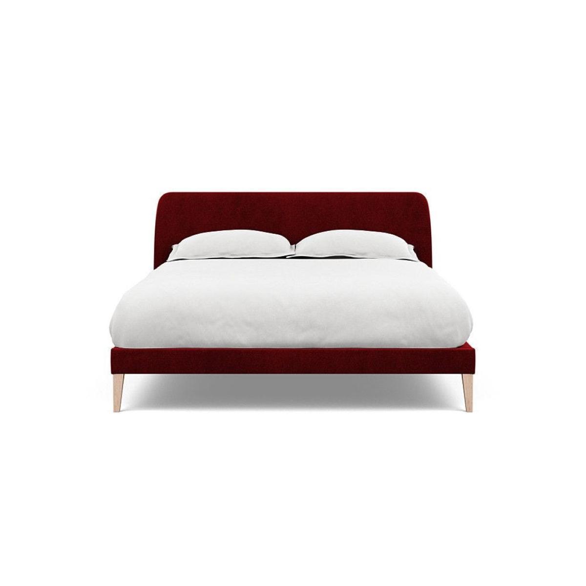 Heal's Darcey Bed Double Melton Wool Granite Tinted Ash Feet - Heal's UK Bedroom Furniture – image 168