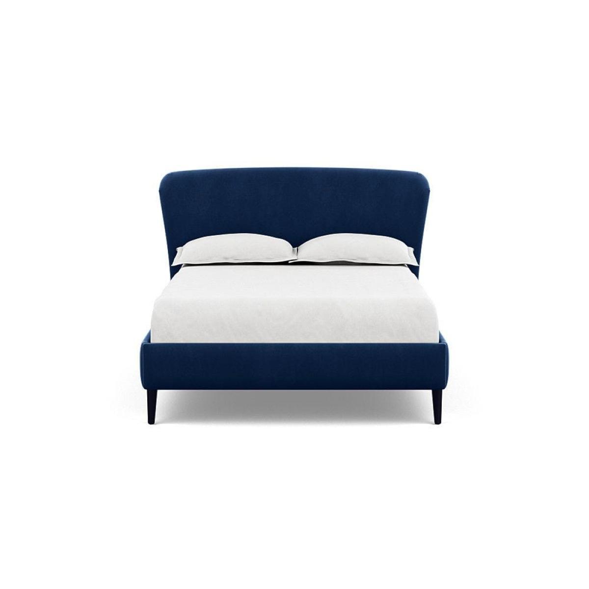 Heal's Darcey Bed Double Melton Wool Granite Tinted Ash Feet - Heal's UK Bedroom Furniture – image 18