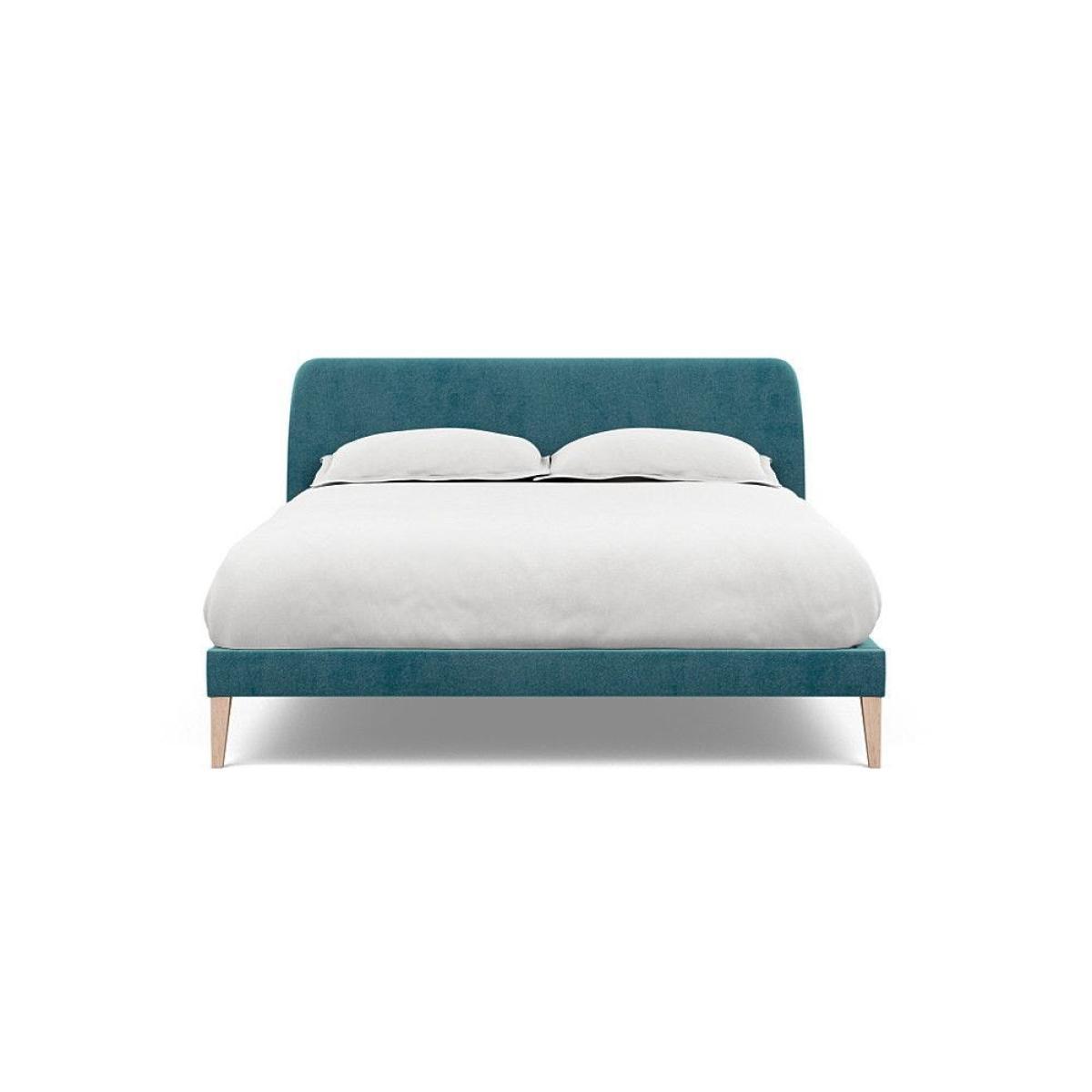 Heal's Darcey Bed Double Melton Wool Granite Tinted Ash Feet - Heal's UK Bedroom Furniture – image 172