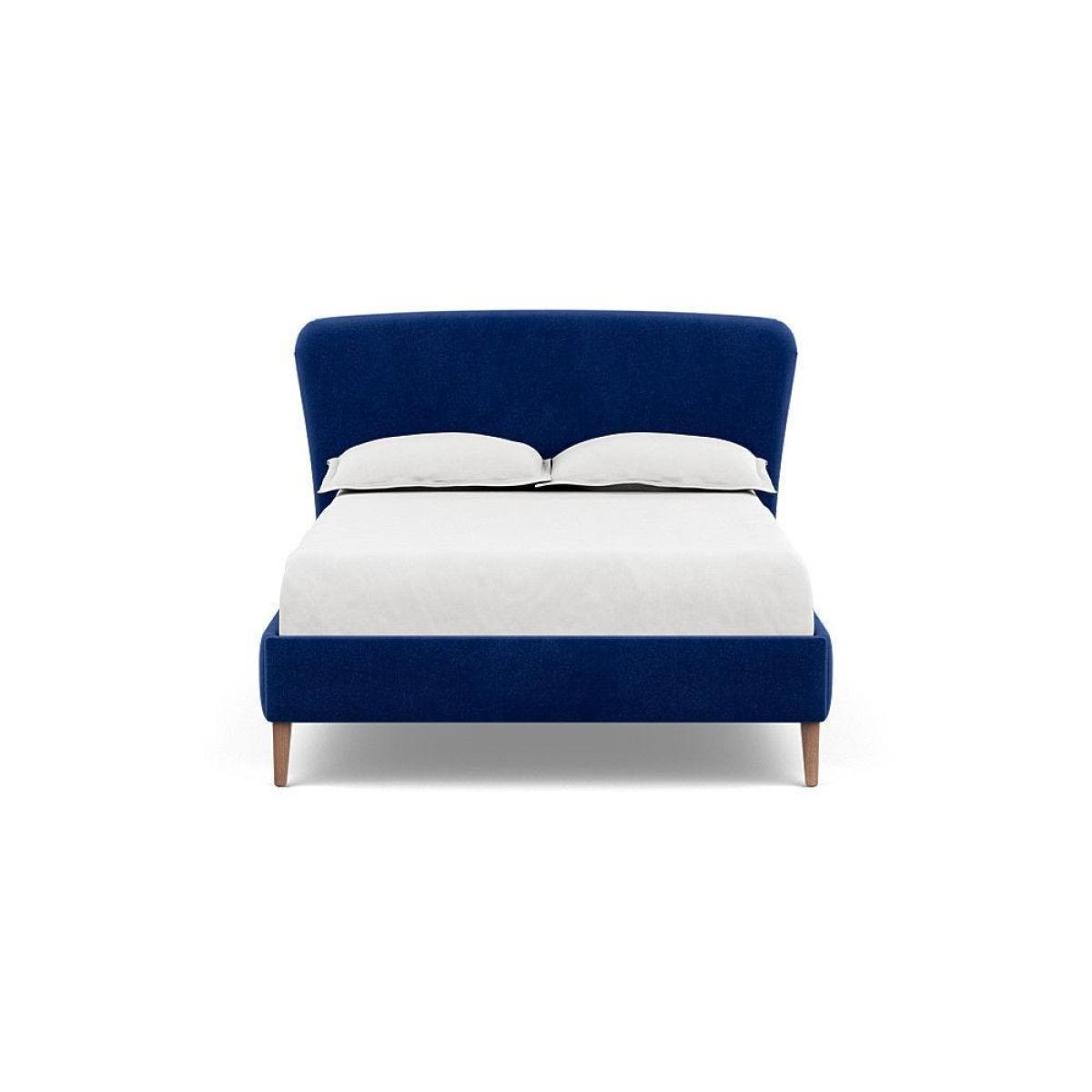 Heal's Darcey Bed Double Melton Wool Granite Tinted Ash Feet - Heal's UK Bedroom Furniture – image 174