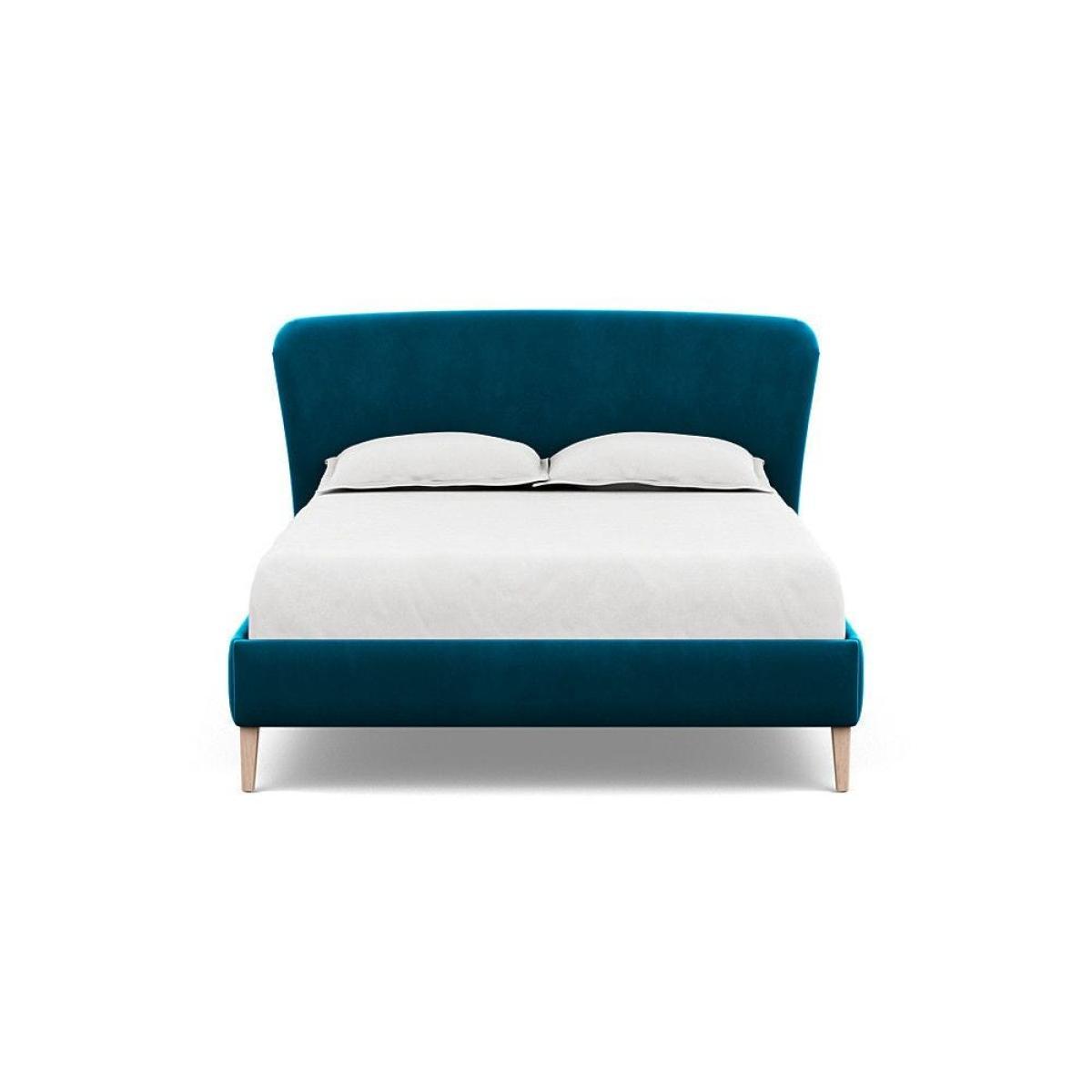 Heal's Darcey Bed Double Melton Wool Granite Tinted Ash Feet - Heal's UK Bedroom Furniture – image 177