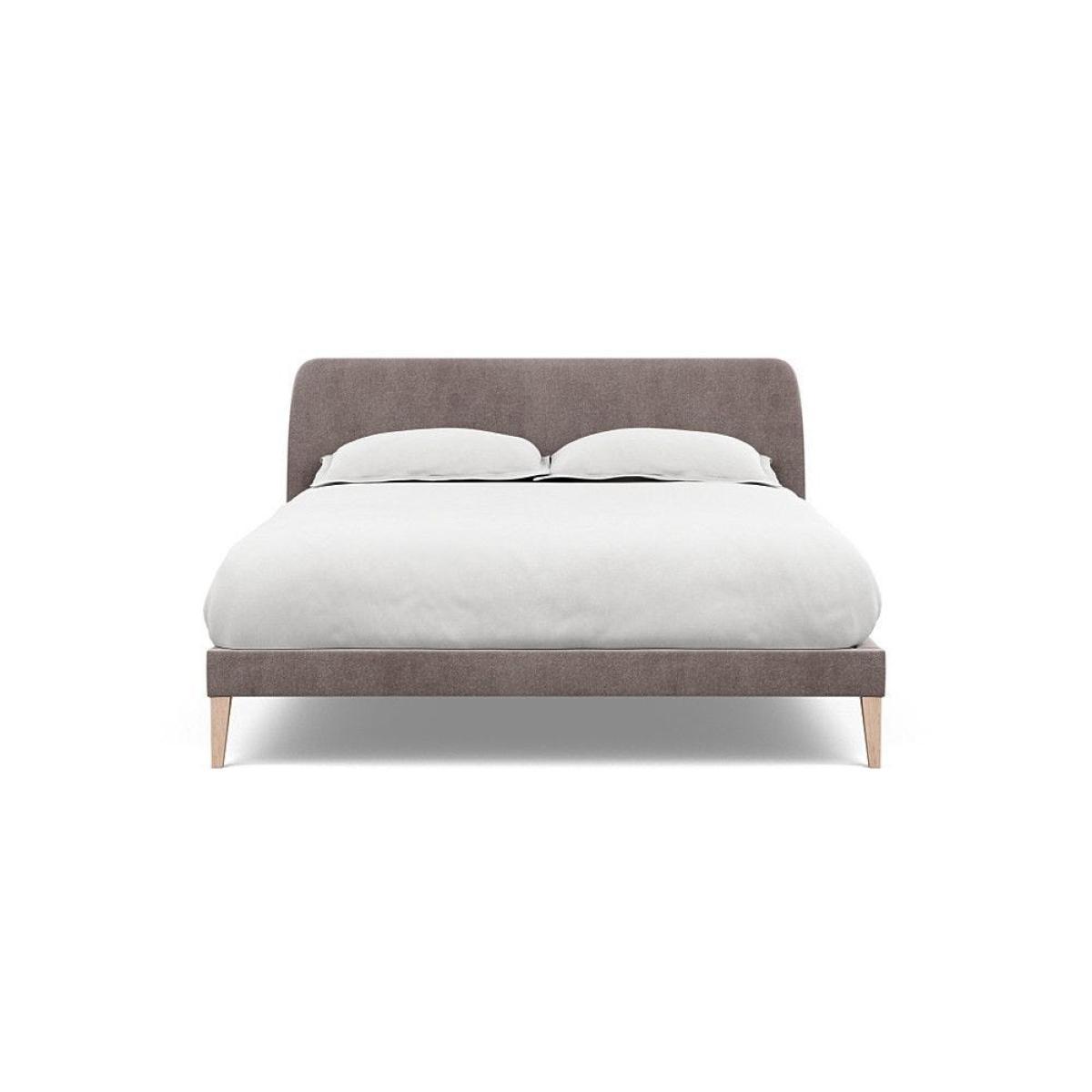 Heal's Darcey Bed Double Melton Wool Granite Tinted Ash Feet - Heal's UK Bedroom Furniture – image 178